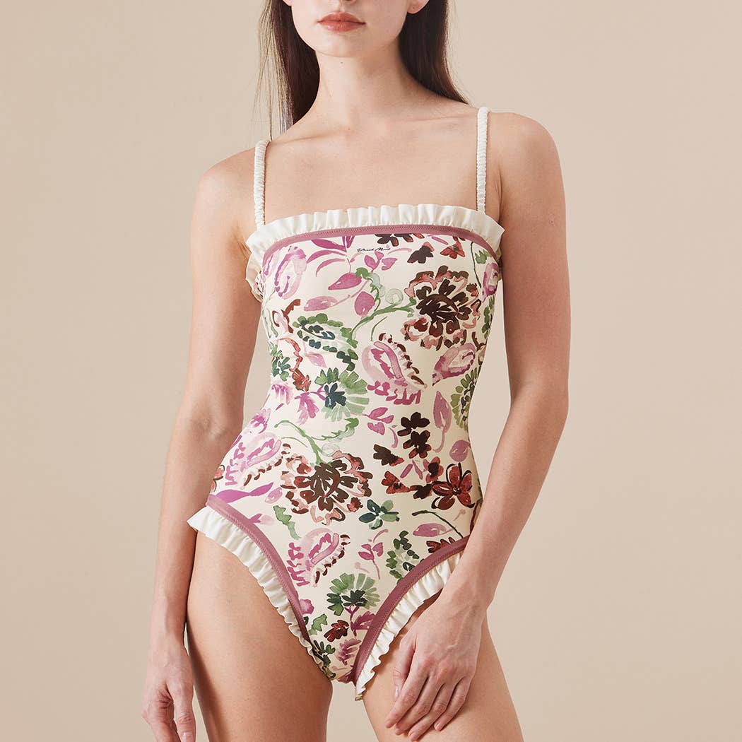 Annabelle | Reversible Ruffle One Piece Swimsuit