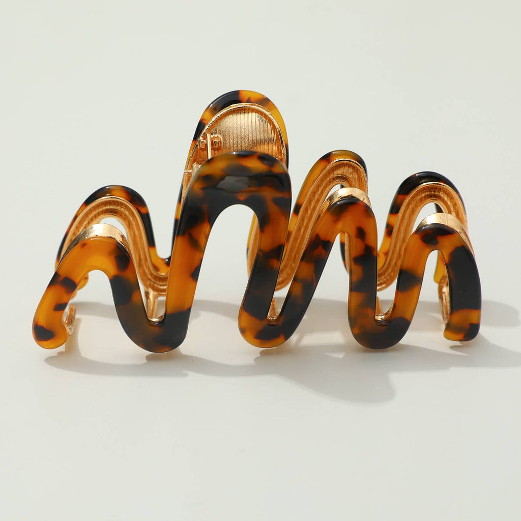 Willow Core | Large Squiggle Metal Claw Clip