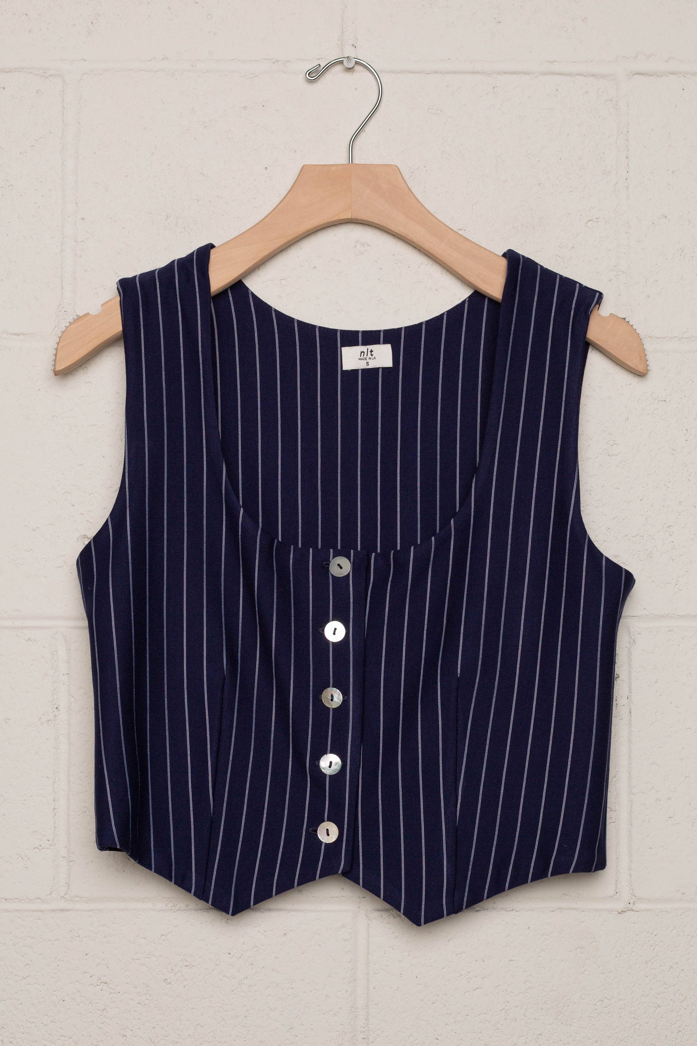 Oakley | Pinstripe Square Neck Tank Vest