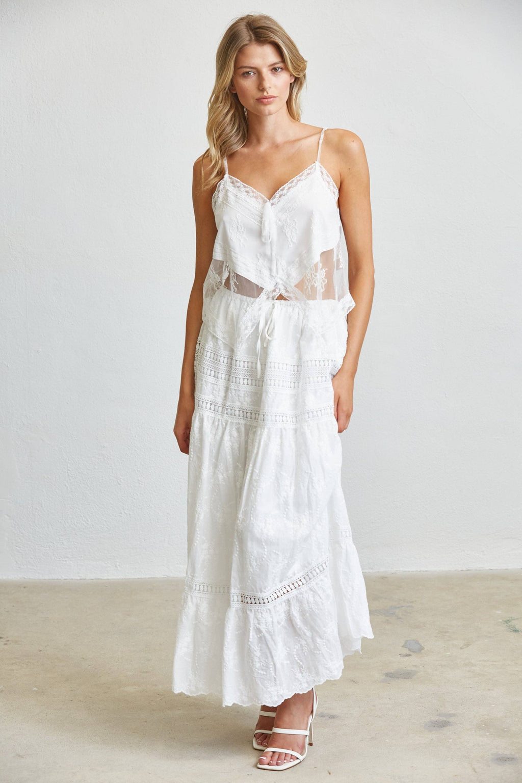 Shiloh | Sheer Lace Cami Top