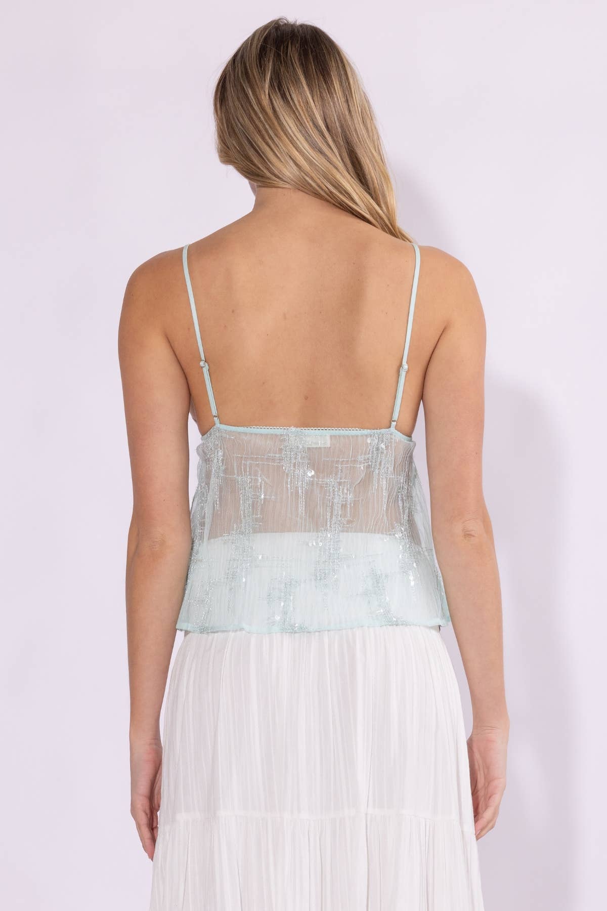 Sabrina | Lace Cup Cami Babydoll Top