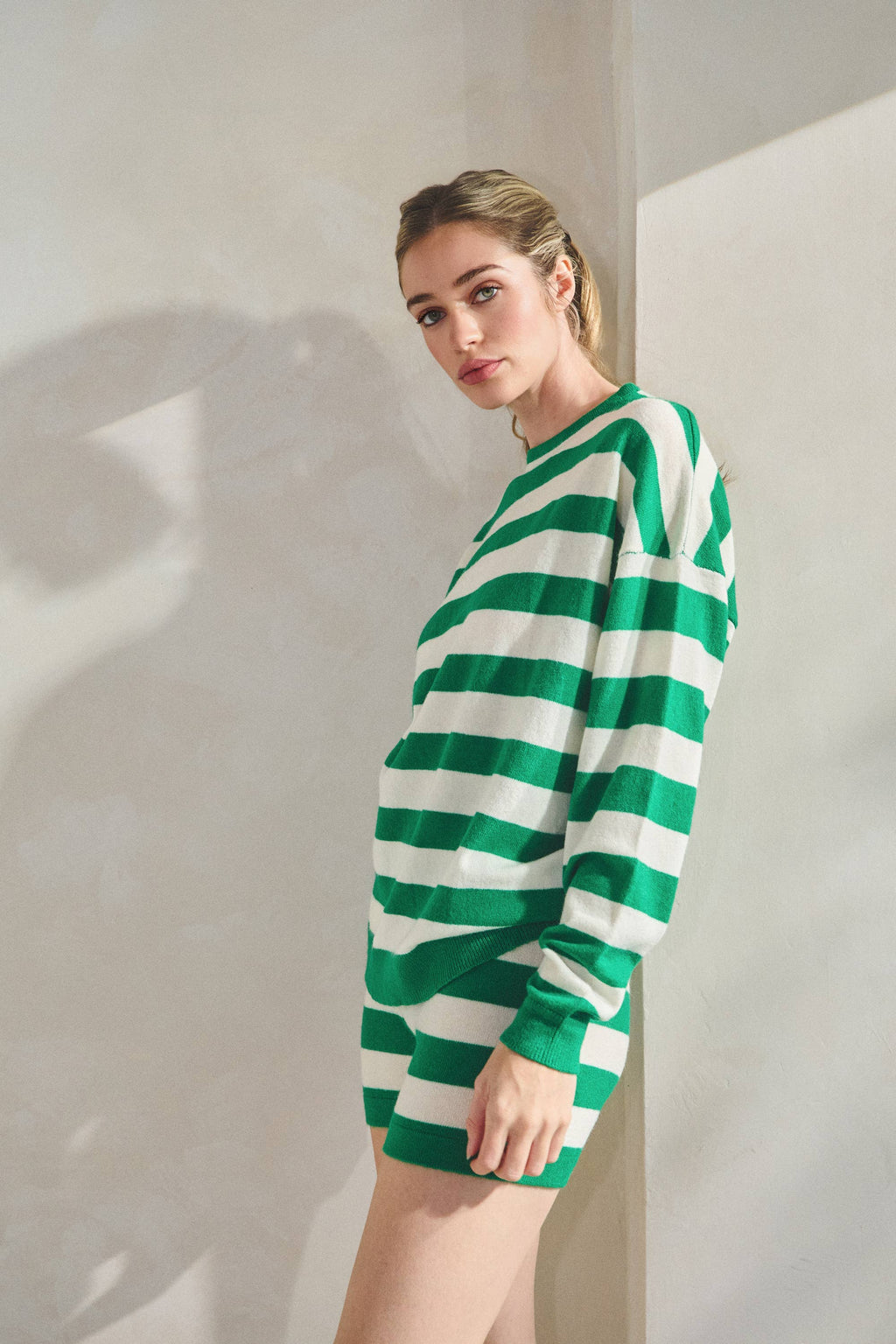 Layken | Stripe Cashmere Blend Sweater