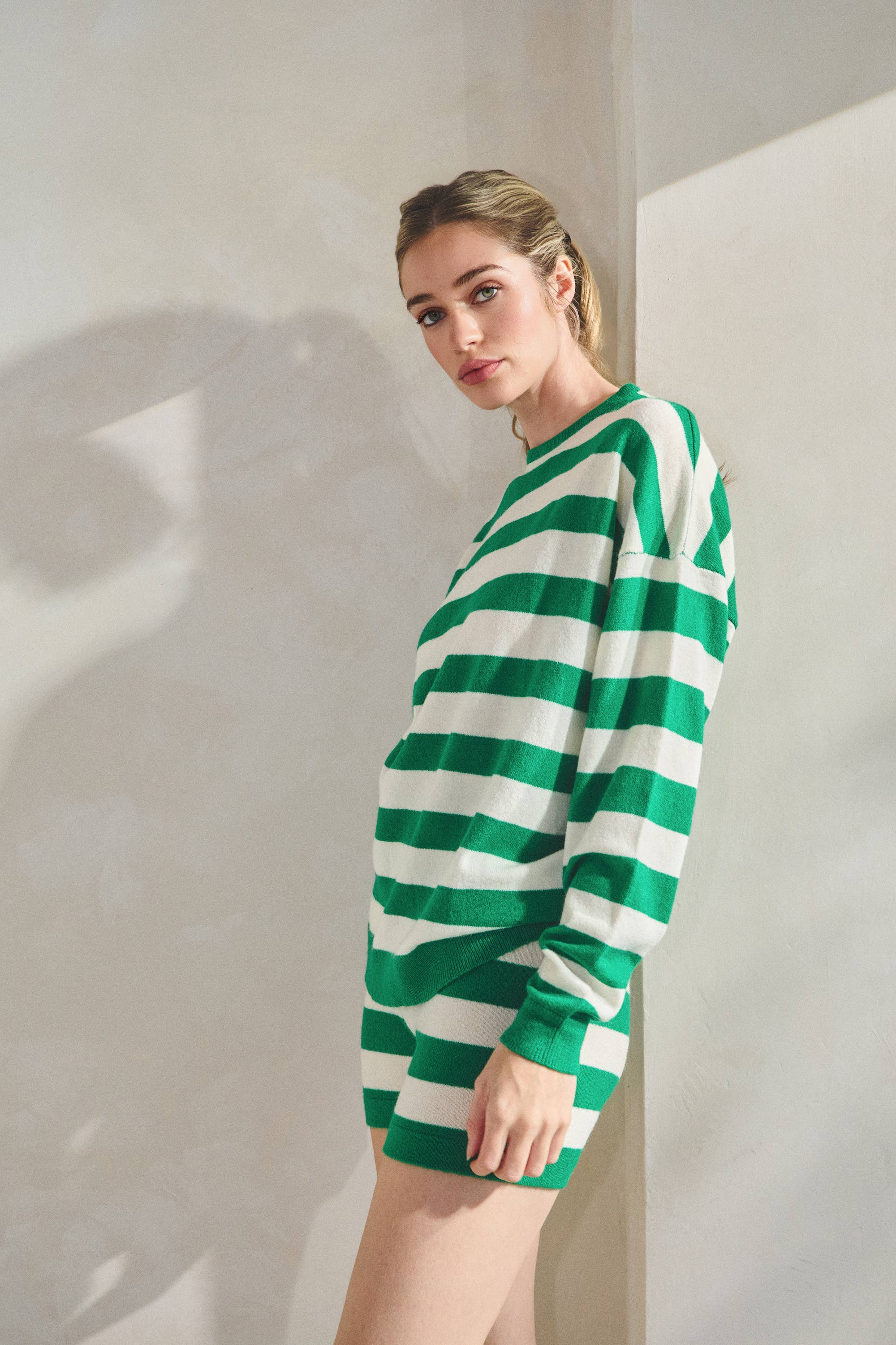 Layken | Stripe Cashmere Blend Sweater
