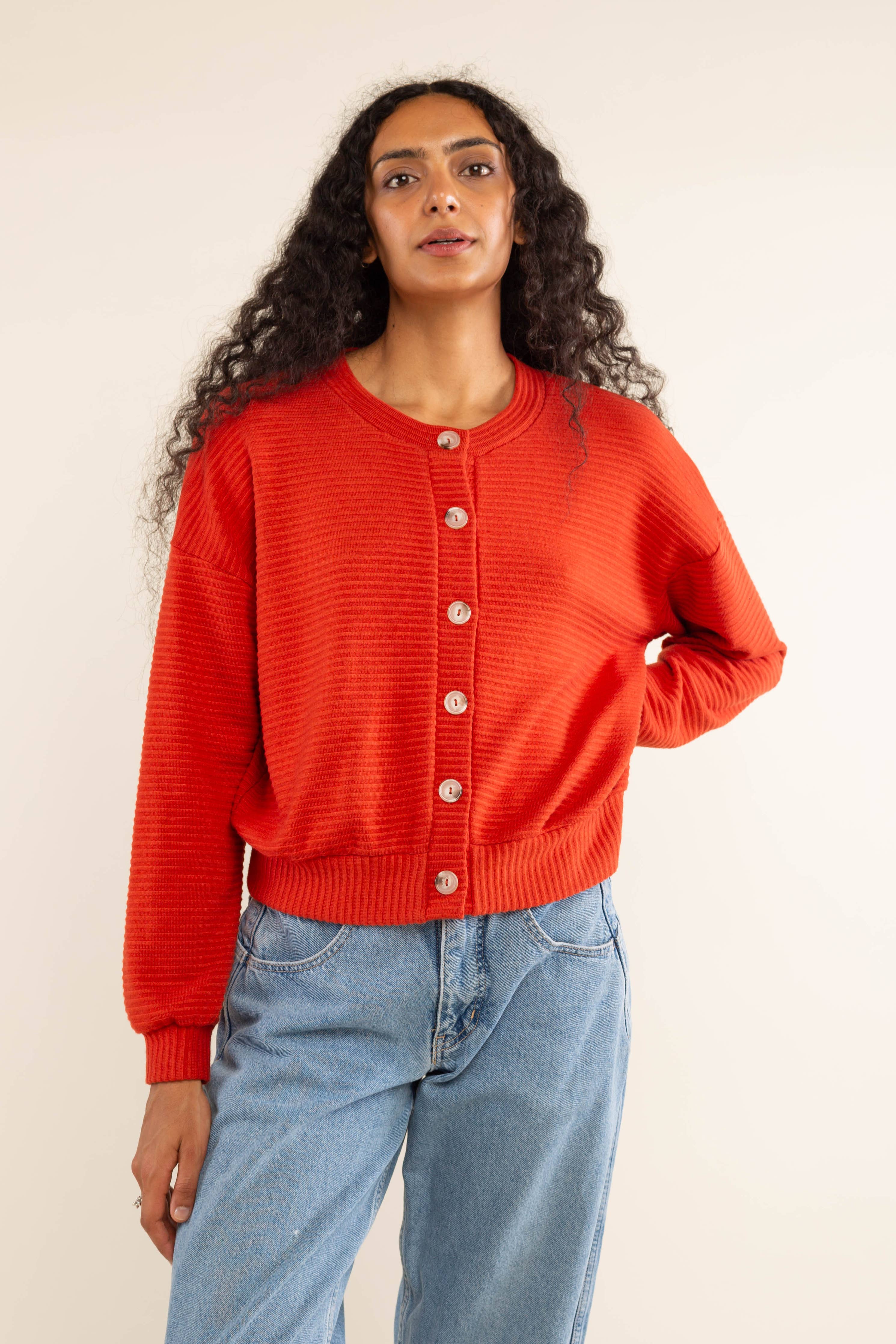 Jos | Heavy Rib Cardigan