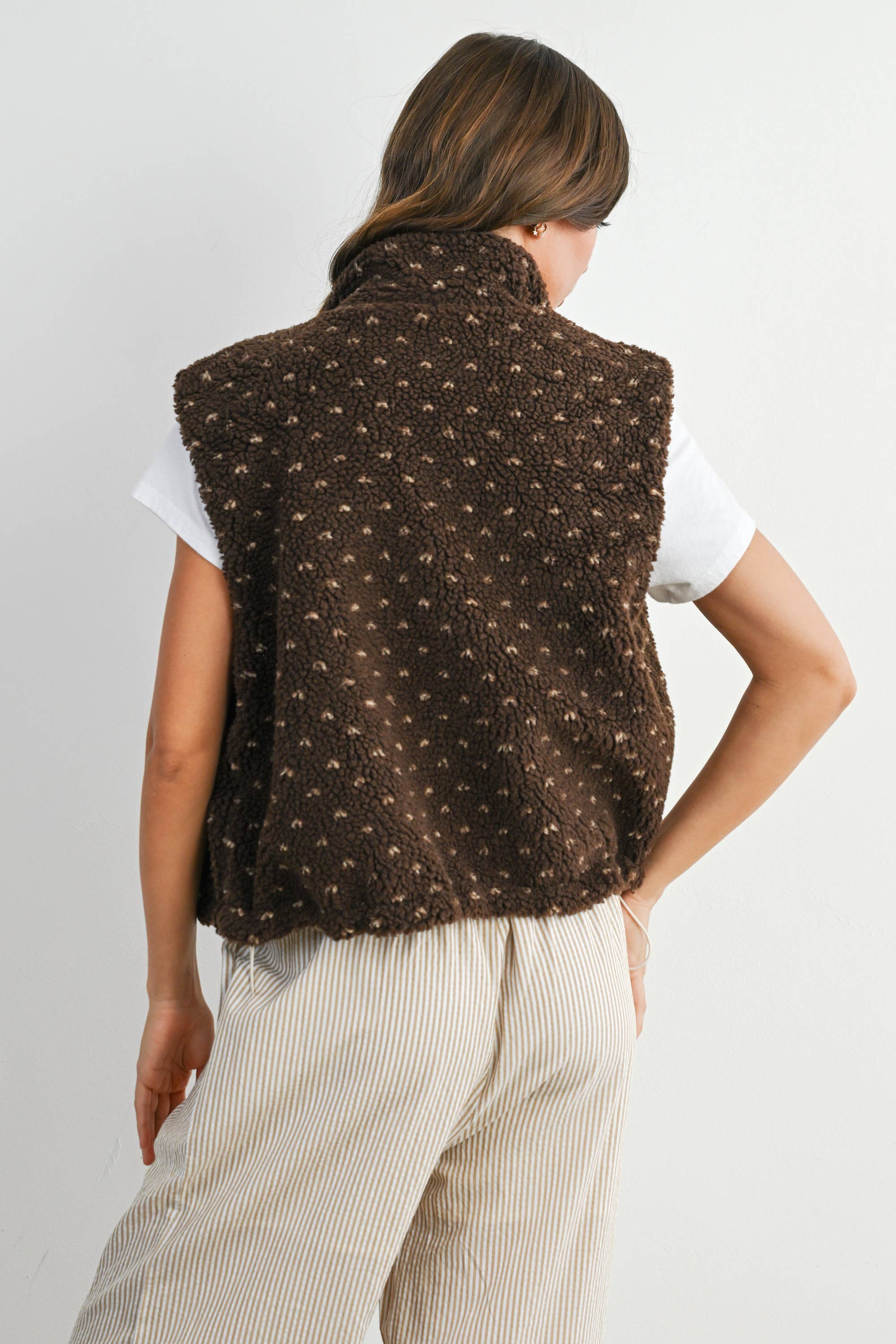 Byrd | Floral Fleece Sleeveless Vest