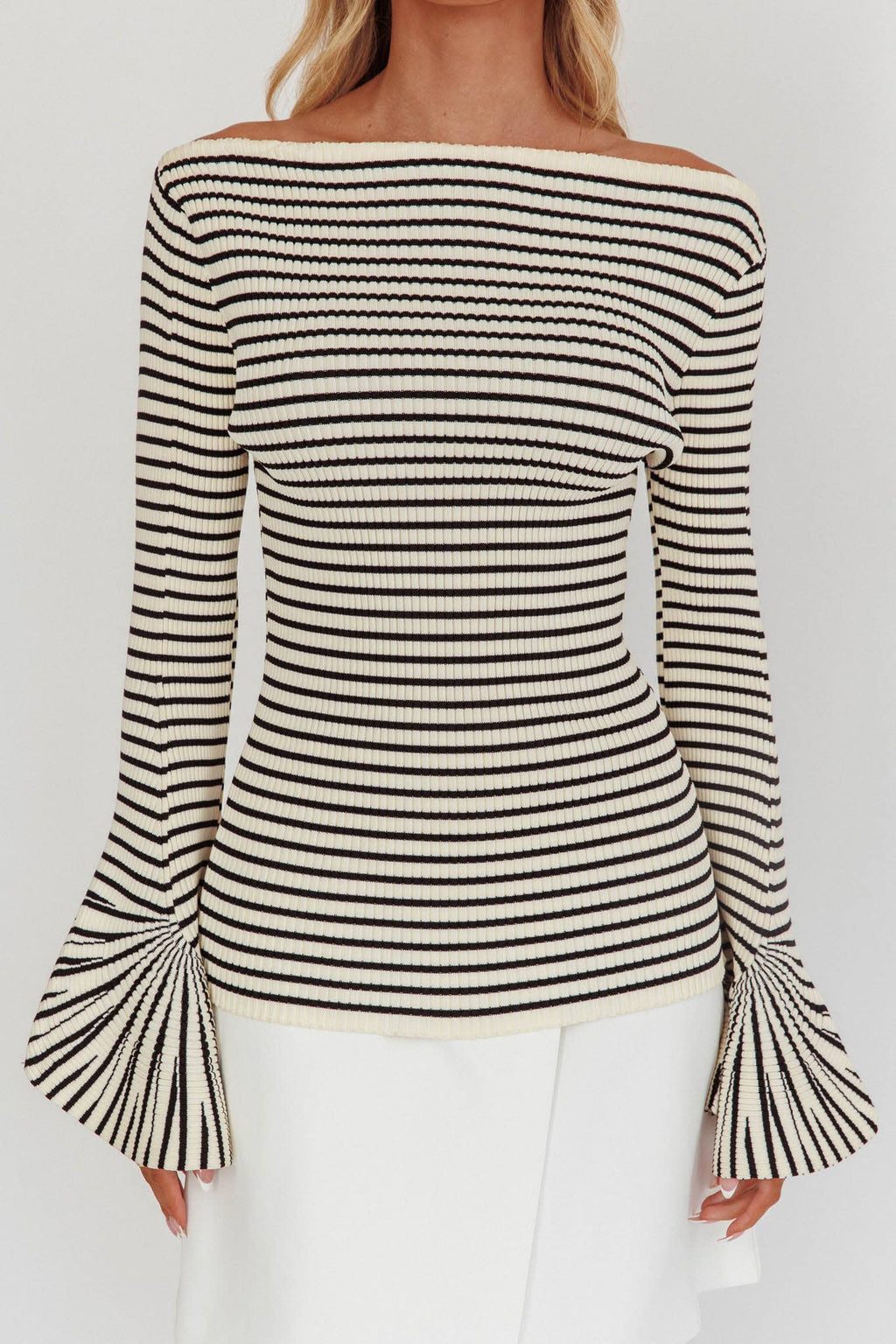 Cosette | Long Sleeve Striped Sweater