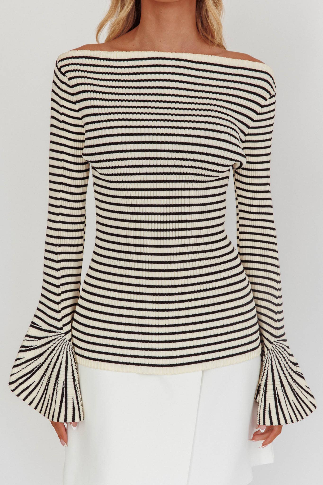 Cosette | Long Sleeve Striped Sweater