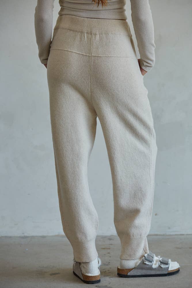 Clark | Knit Sweater Wool Nylon Joggers