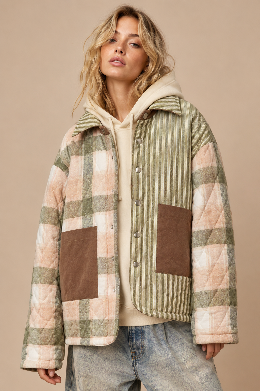 Adelaide | Quilted Patchwork Jacket