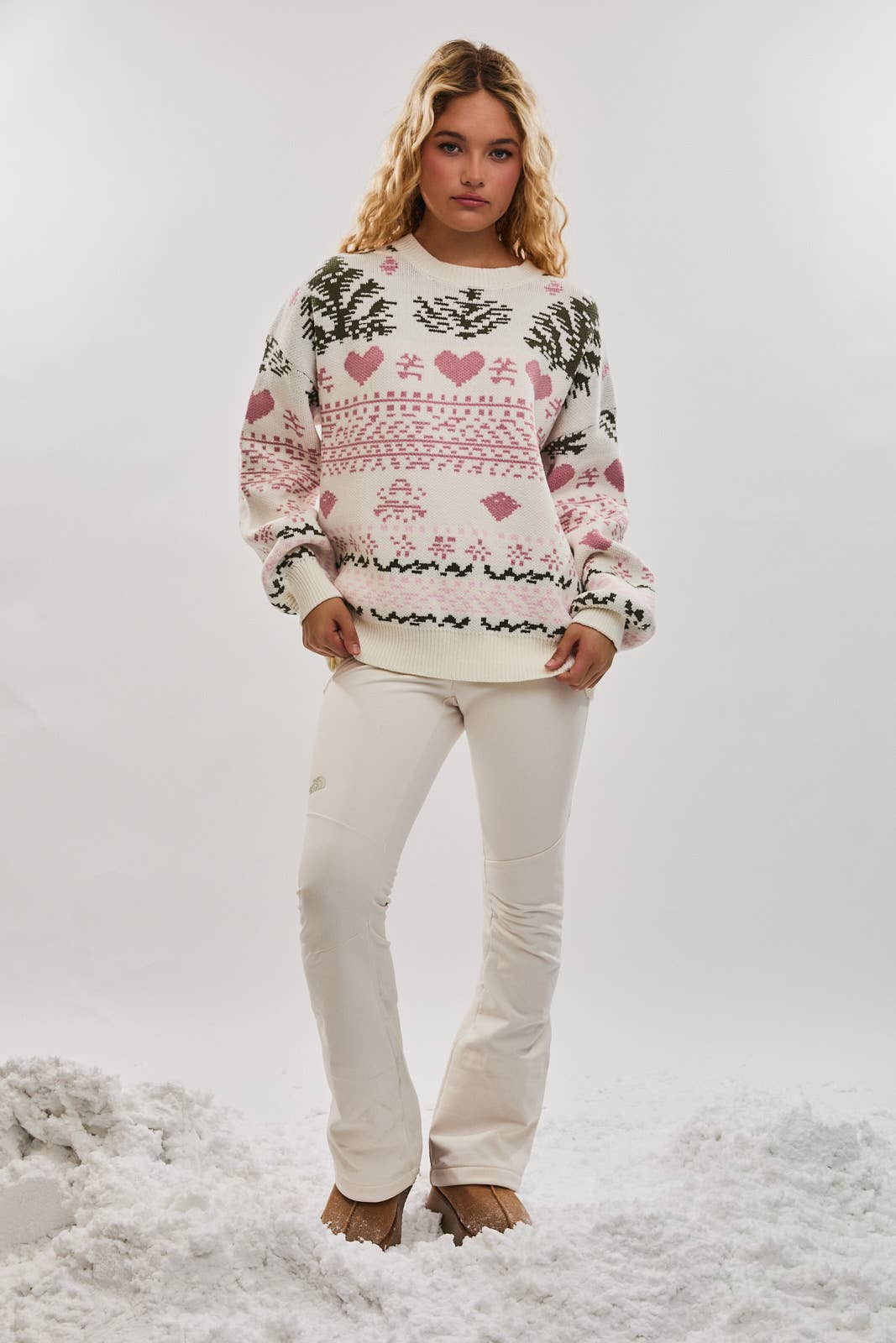 Jovie | Long Sleeve Crew Neck Christmas Sweater