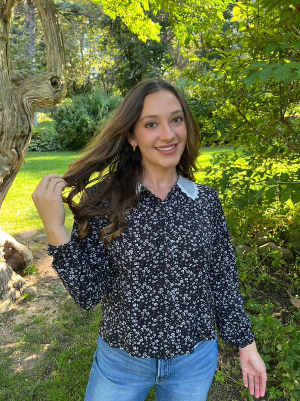 Bernice | Lottie Floral Long Sleeve Blouse