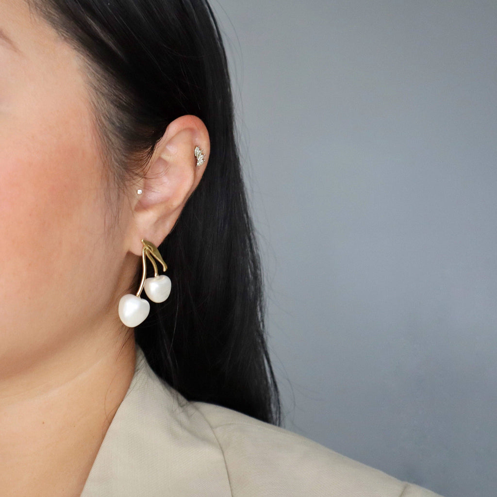 Cherry Pearl Earrings