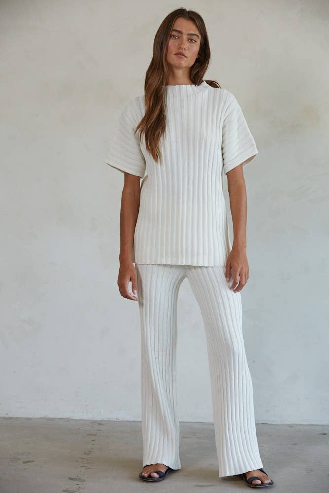 Berkley | Knit Sweater Cotton Ribbed Pullover