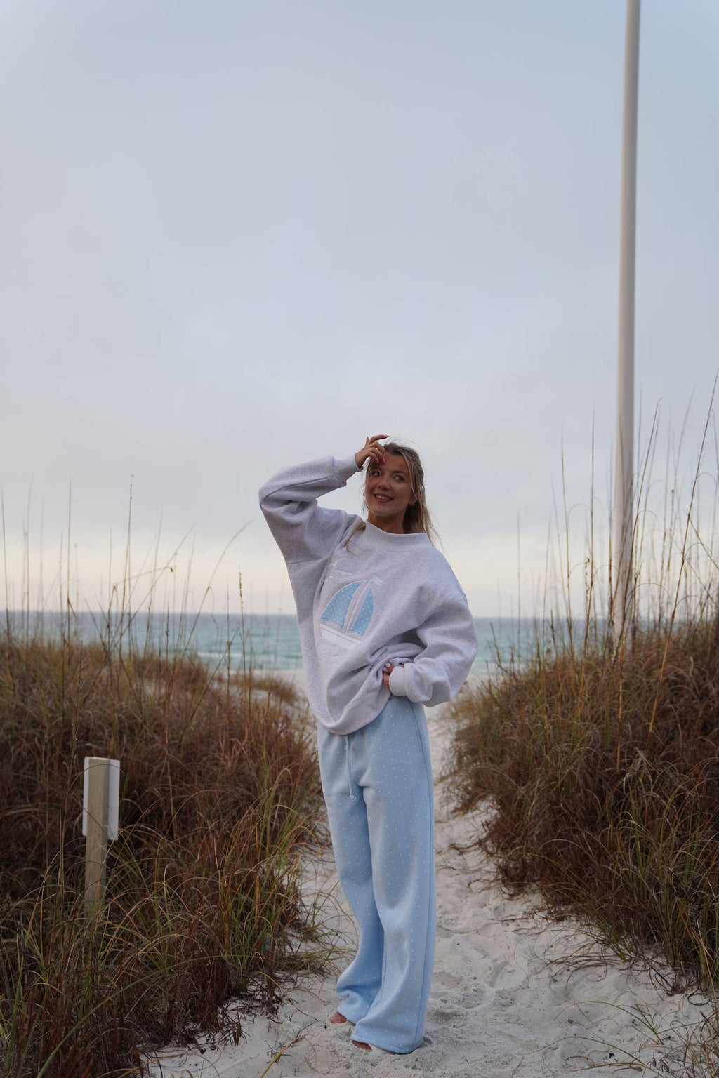 Marina | Sailboat Embroidered Mockneck