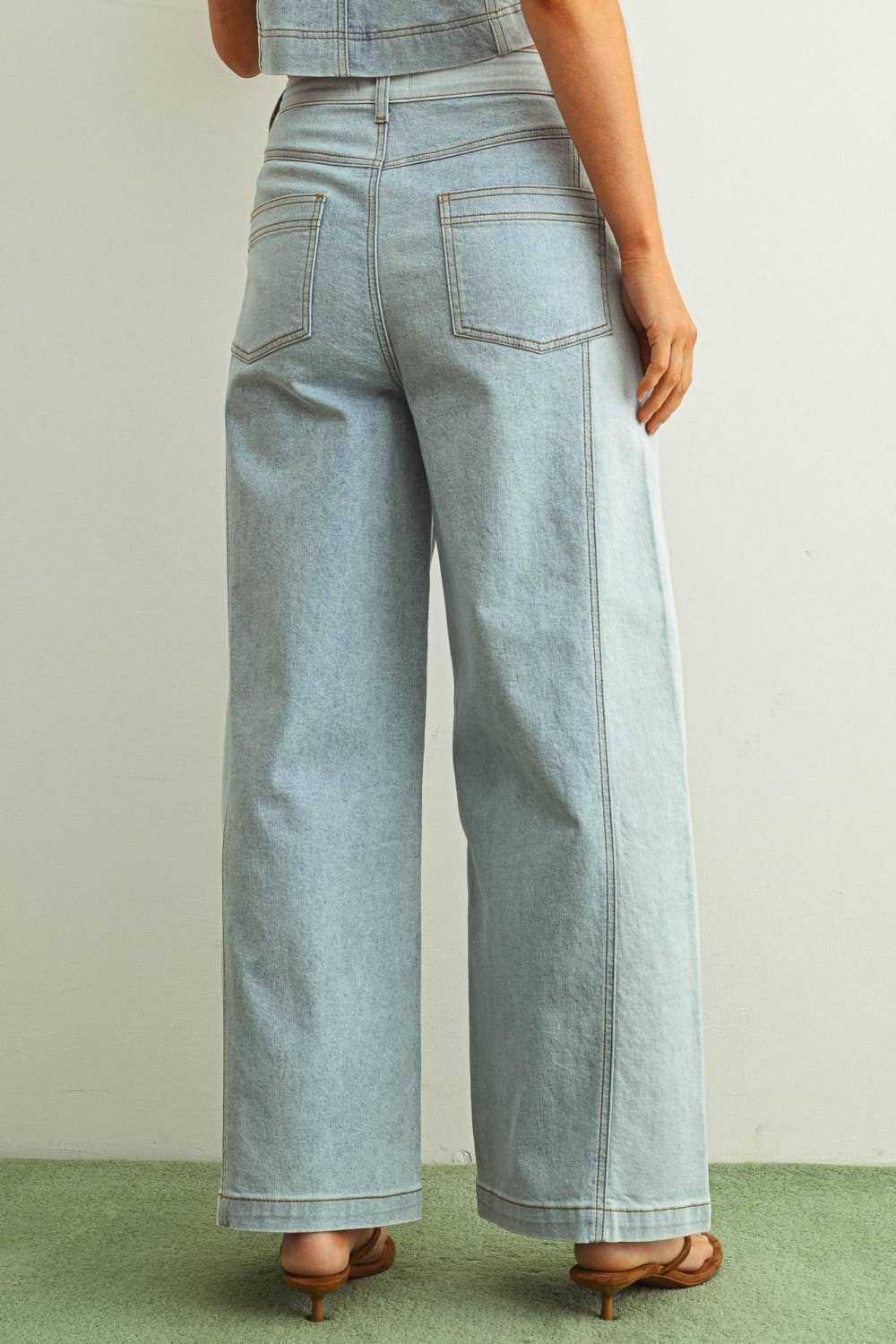 Lynn | Color Block Denim Jeans