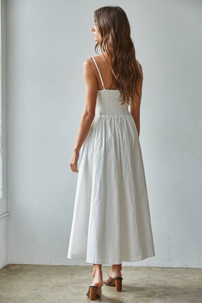 Valentine | 100% Woven Cotton Floral Eyelet Detailed Maxi