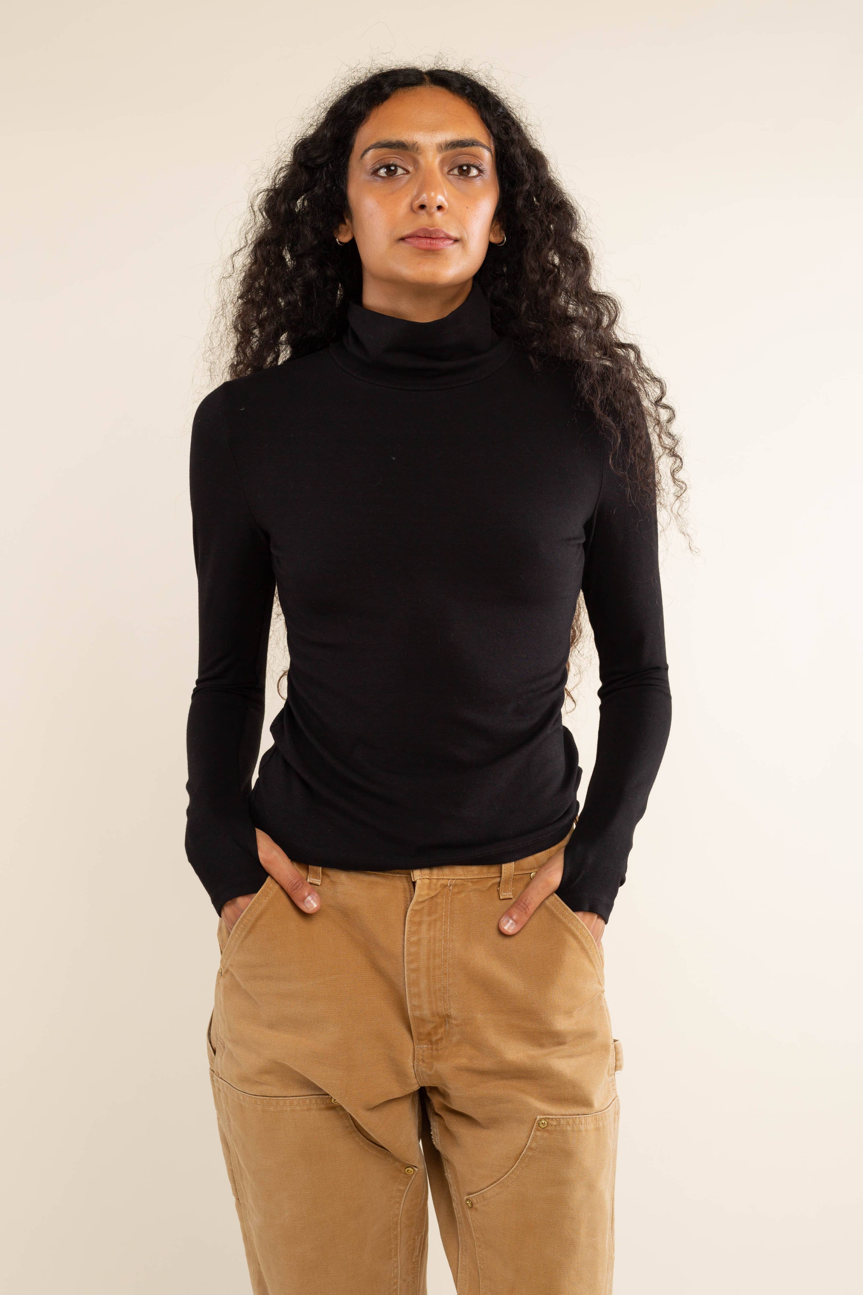 Crescent | Turtleneck Long Sleeve Top