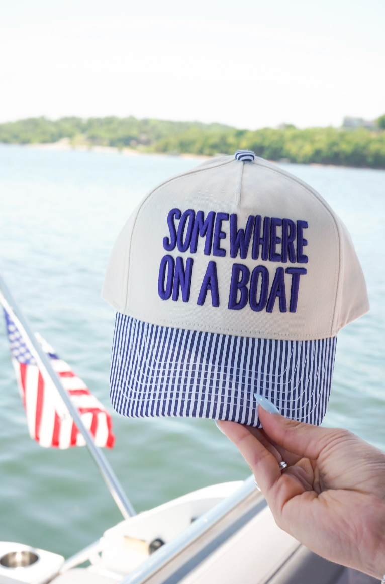Somewhere On A Boat | Trucker Hat