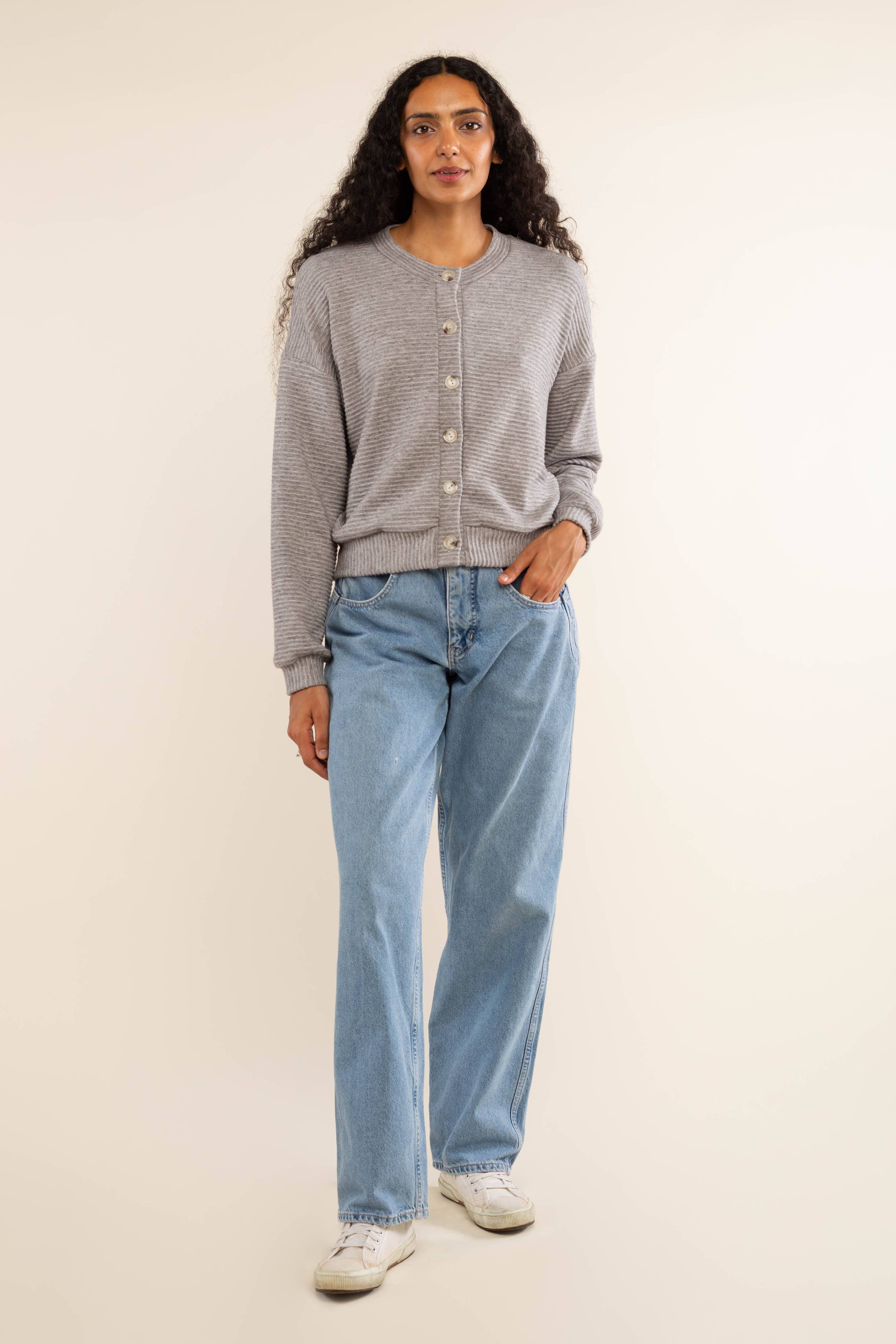 Jos | Heavy Rib Cardigan