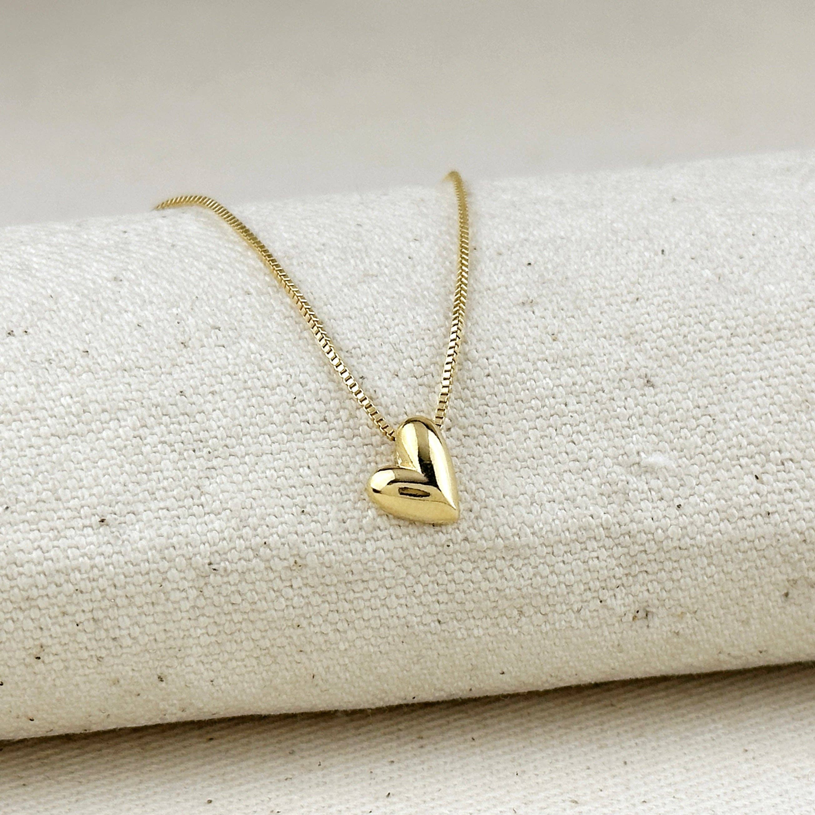 Nova | Gold Filled Uneven Heart Necklace