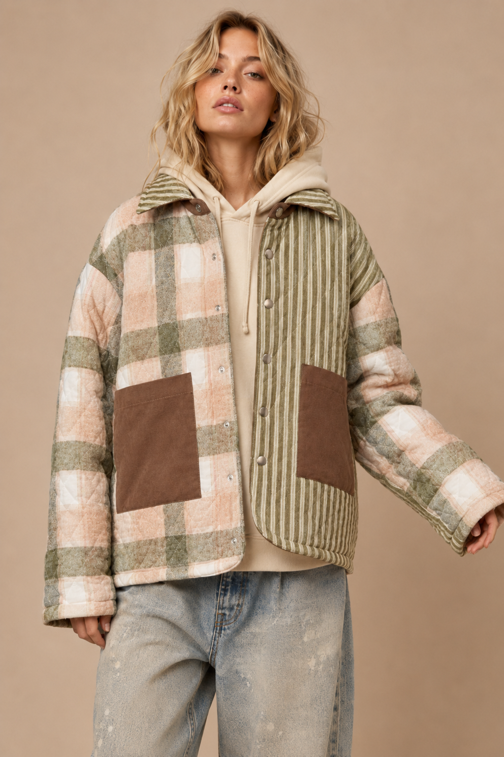 Adelaide | Quilted Patchwork Jacket