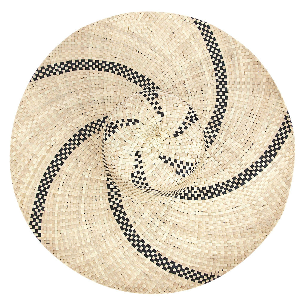 100% Organic Natural Palm Leaf Wide Brim Sun Hat