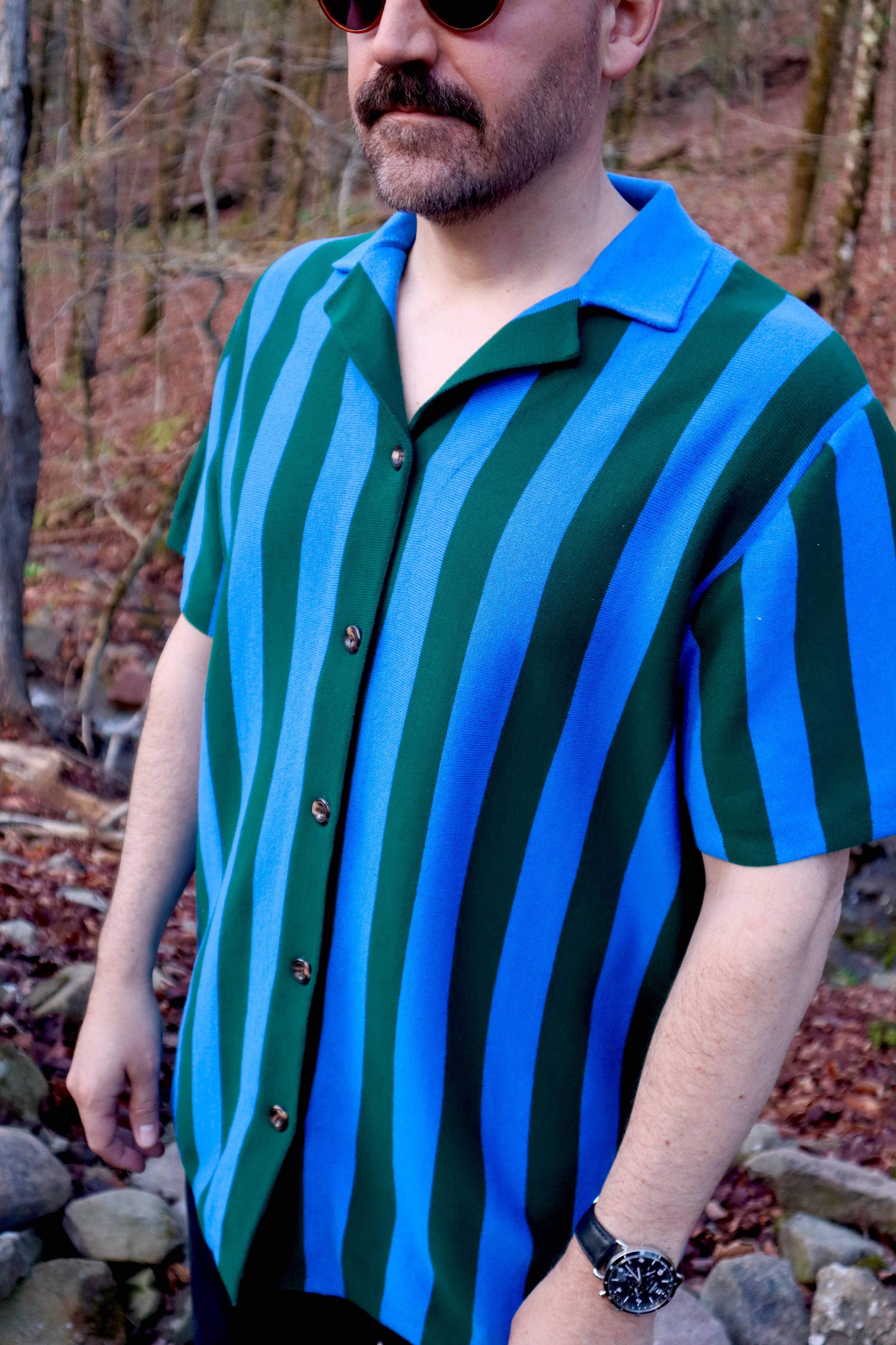 Forest Knit Camp Shirt