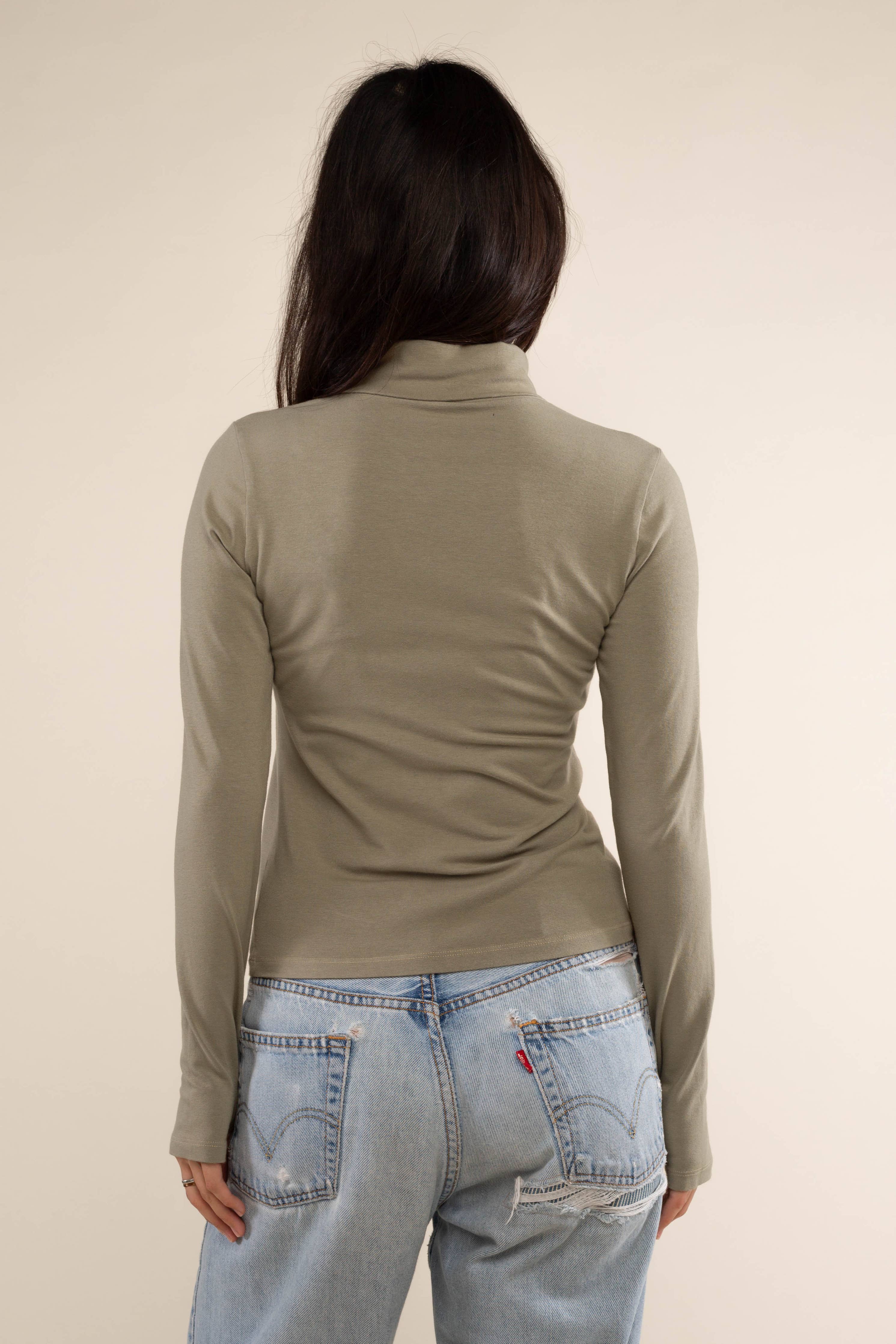 Crescent | Turtleneck Long Sleeve Top