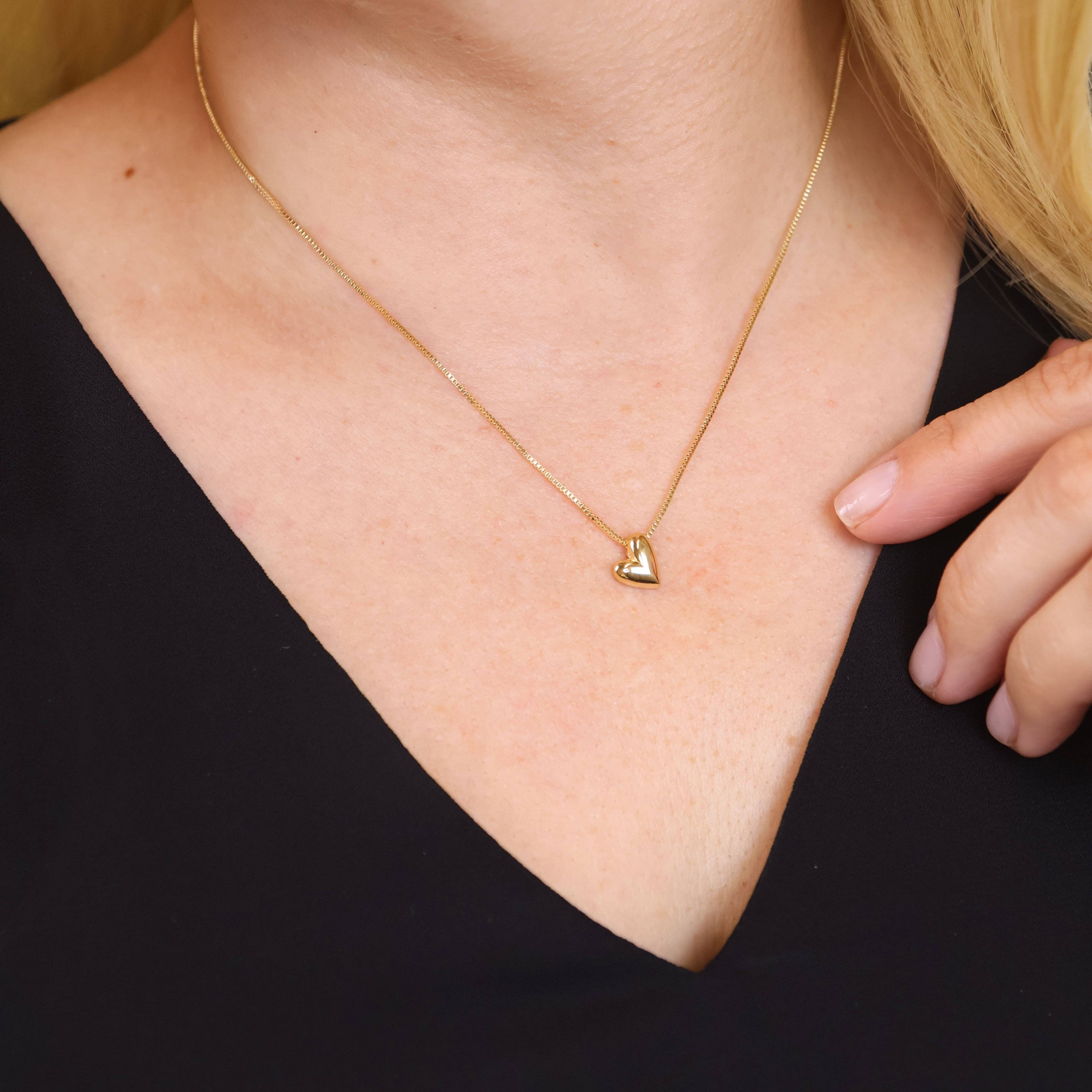 Nova | Gold Filled Uneven Heart Necklace