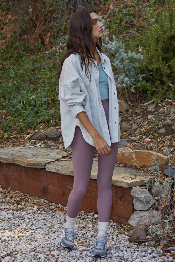 Quin | Denim Cotton Button Down Jacket