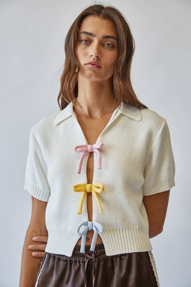 Posie | Rainbow 100% Cotton Knit Top