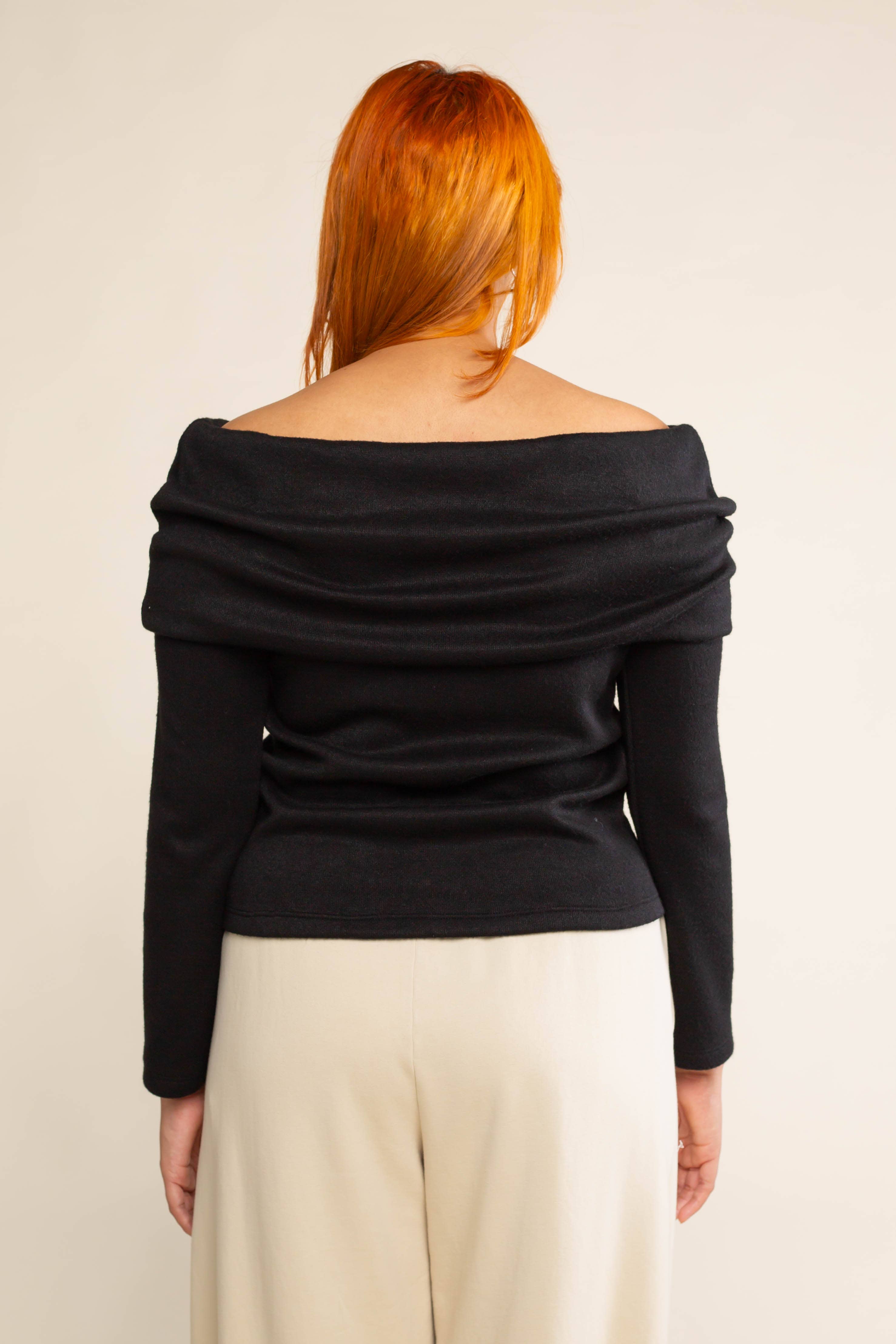 Reece | Heavy Knit Off Shoulder Top