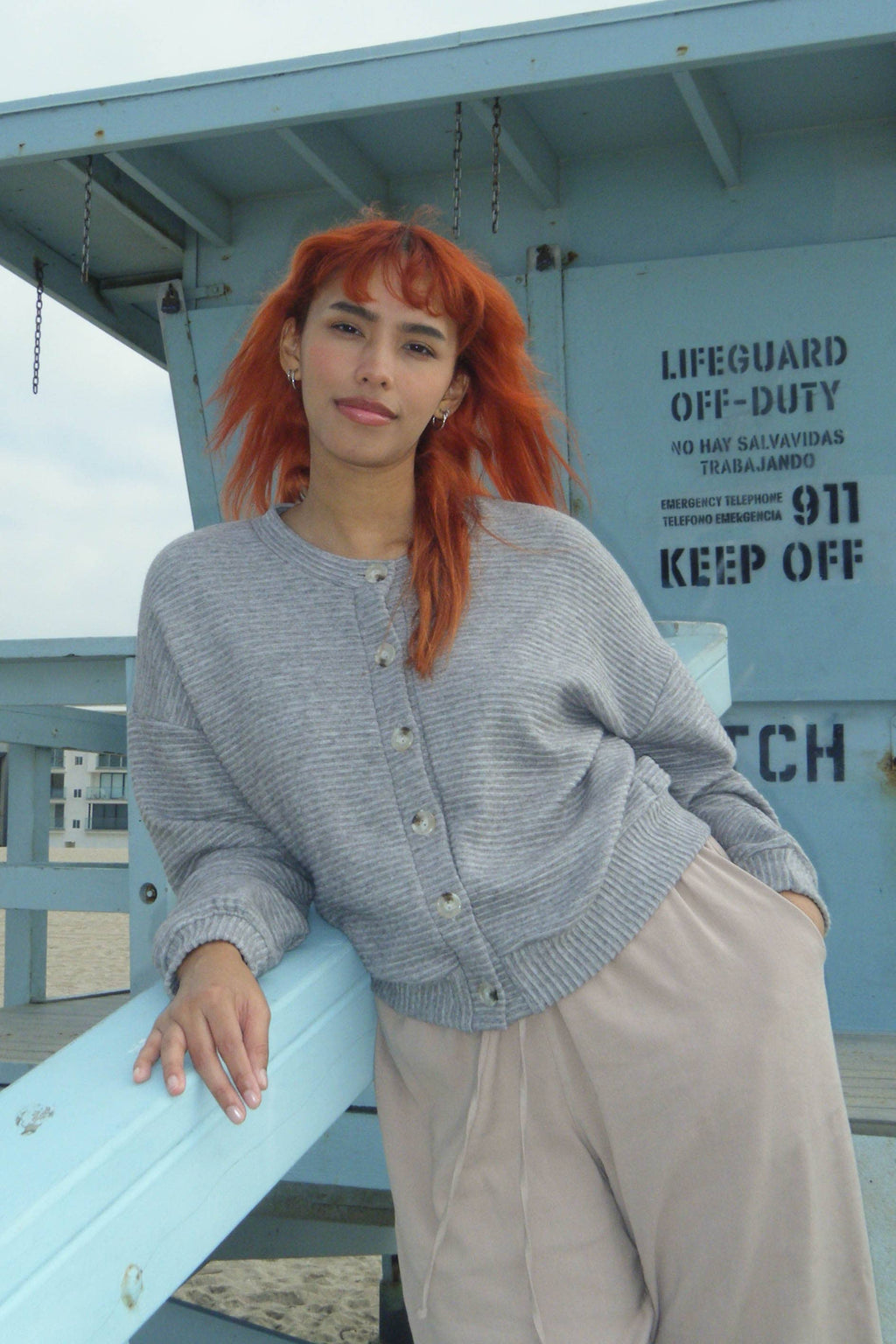 Jos | Heavy Rib Cardigan