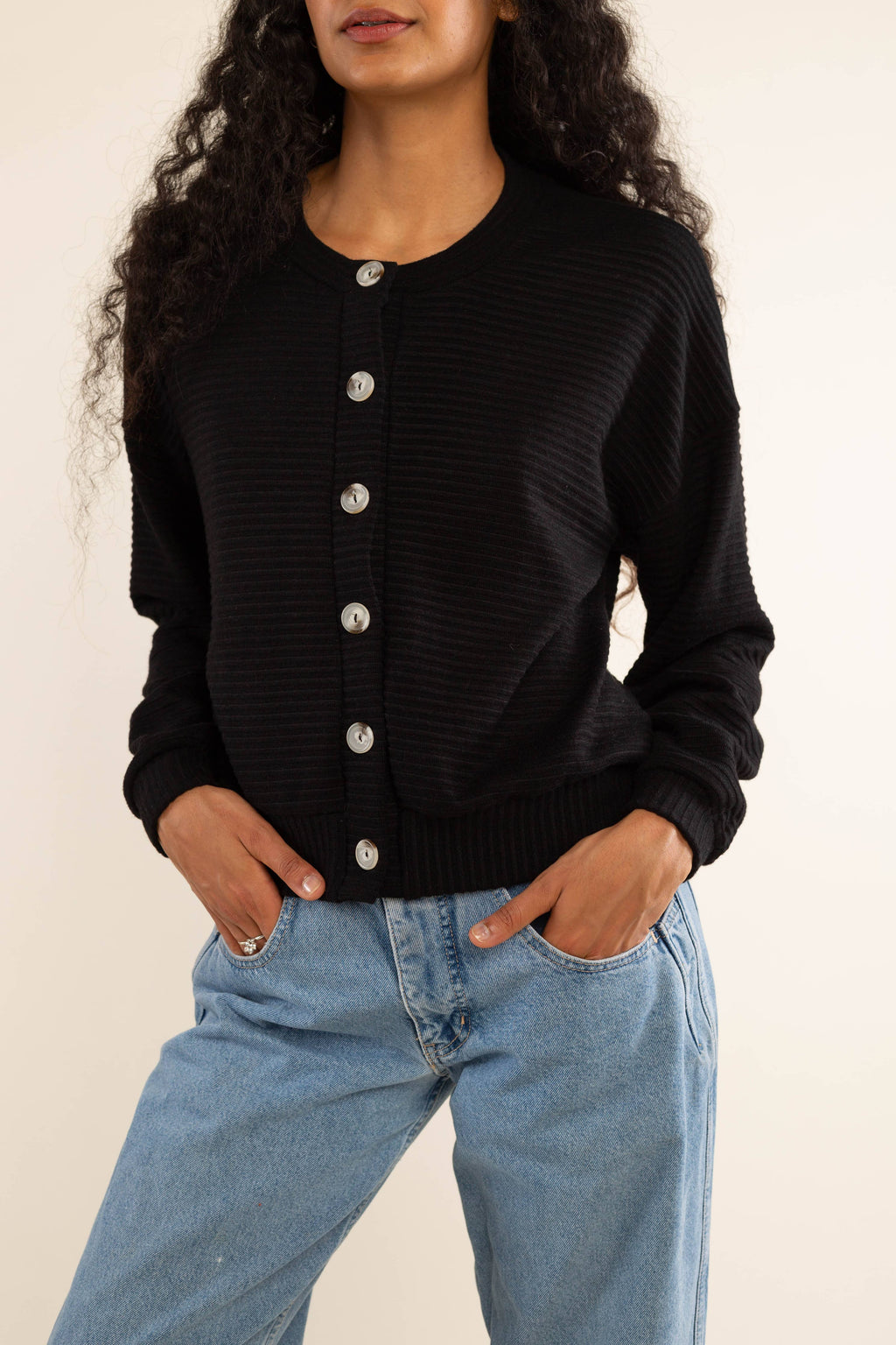 Jos | Heavy Rib Cardigan