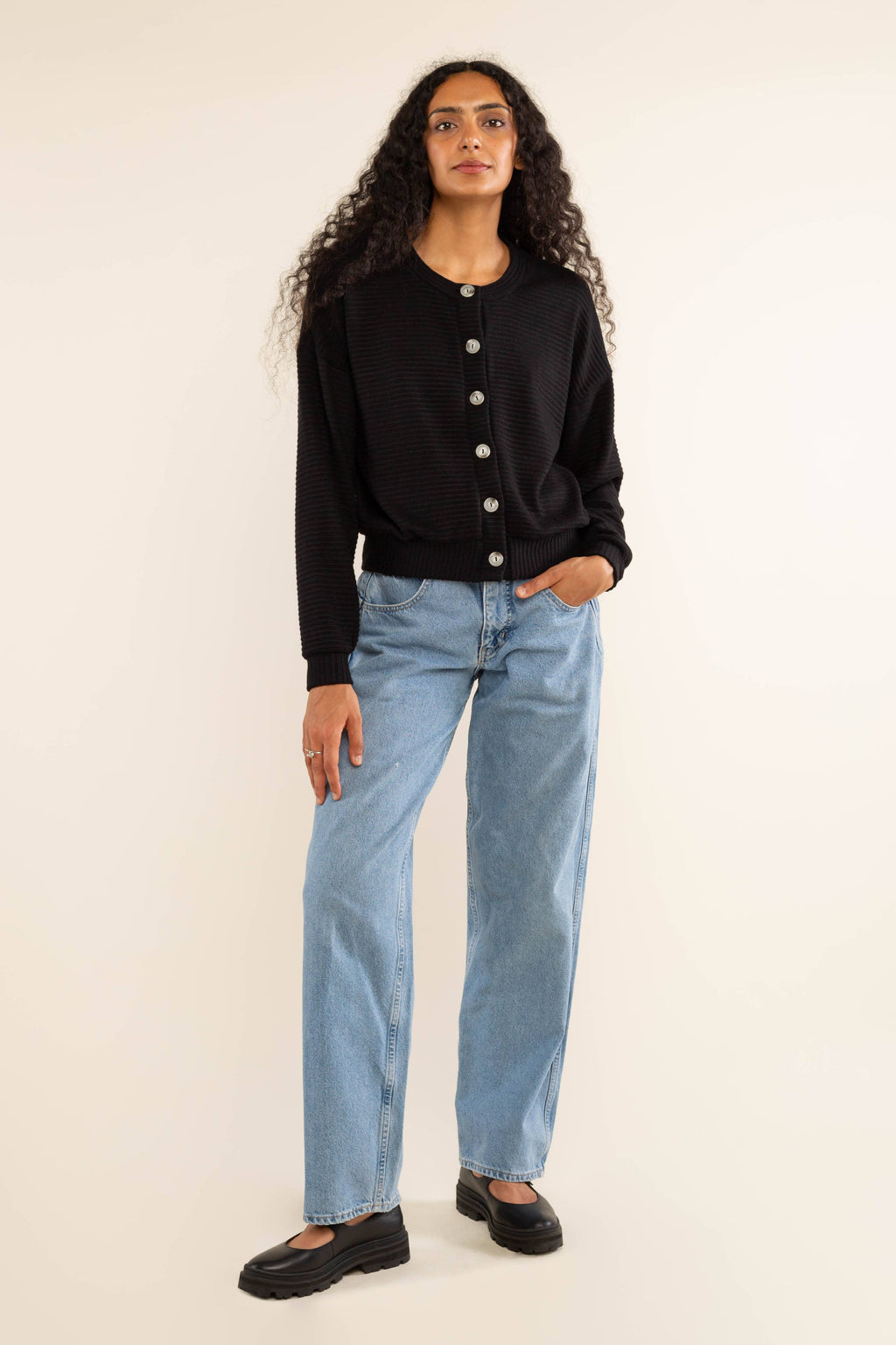 Jos | Heavy Rib Cardigan