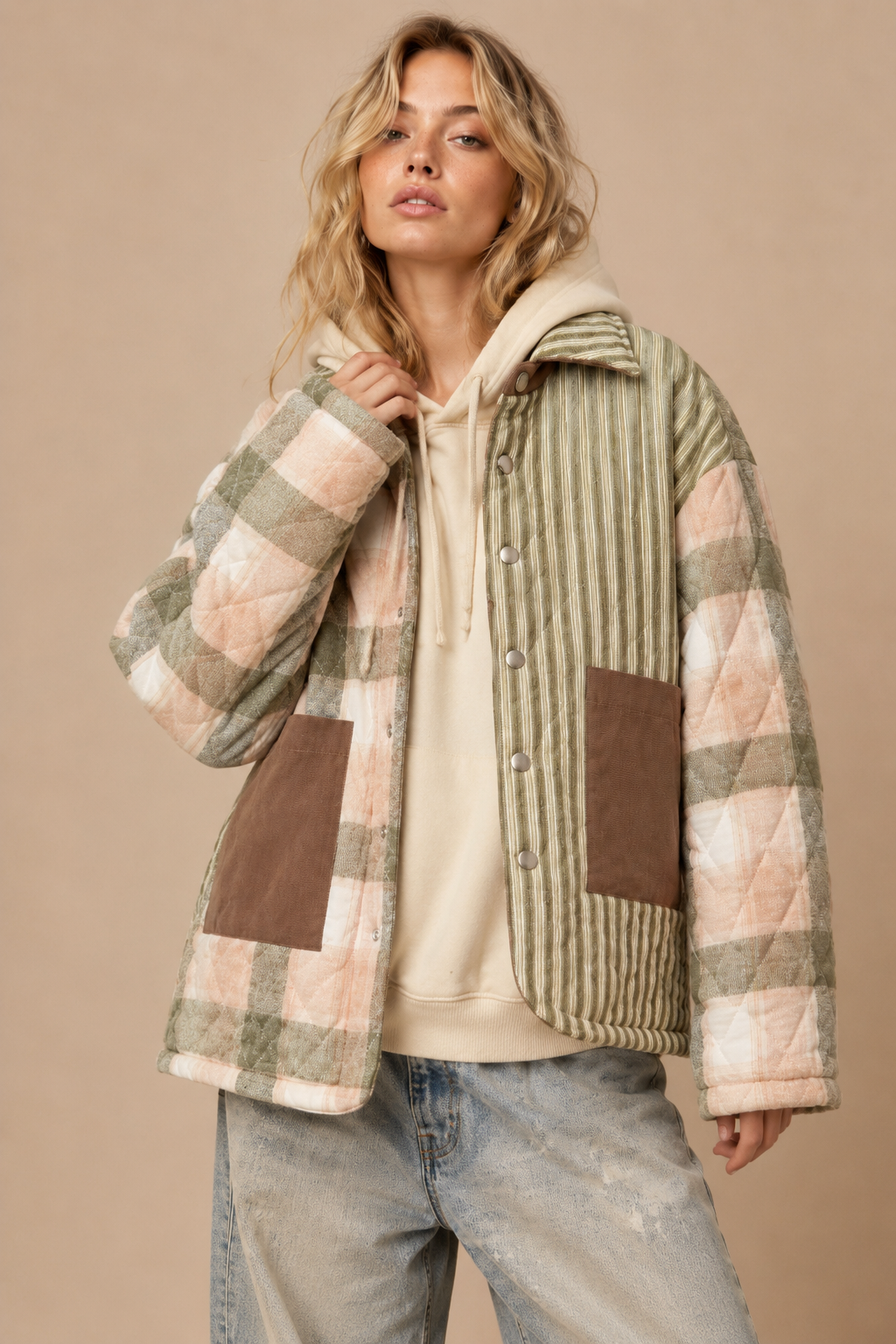 Adelaide | Quilted Patchwork Jacket
