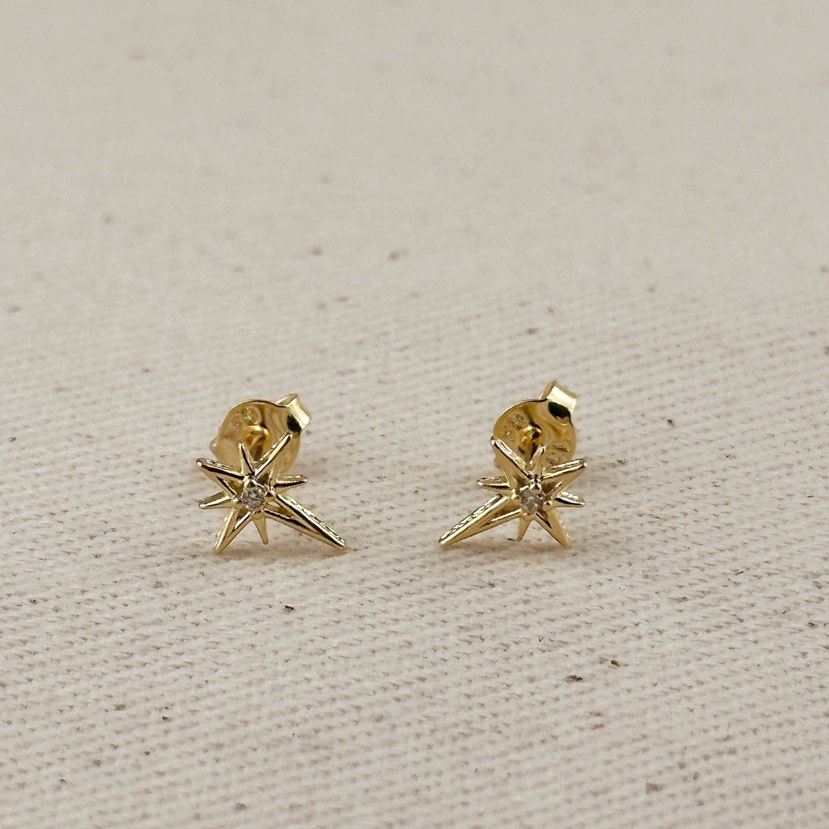 Della | 18k Gold Filled Starburst Stud