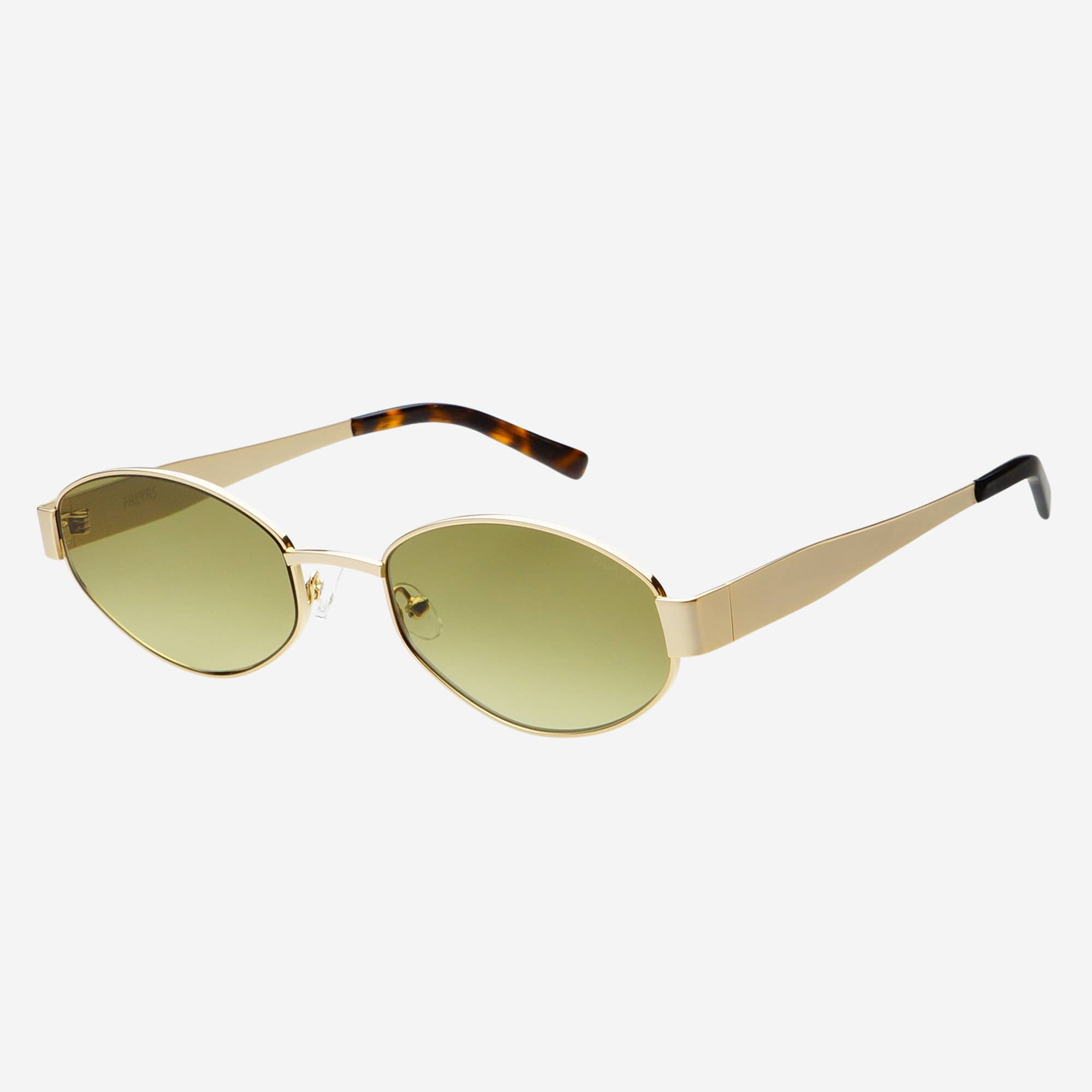 Soho Womens Oval Sunglasses | Green Lenses