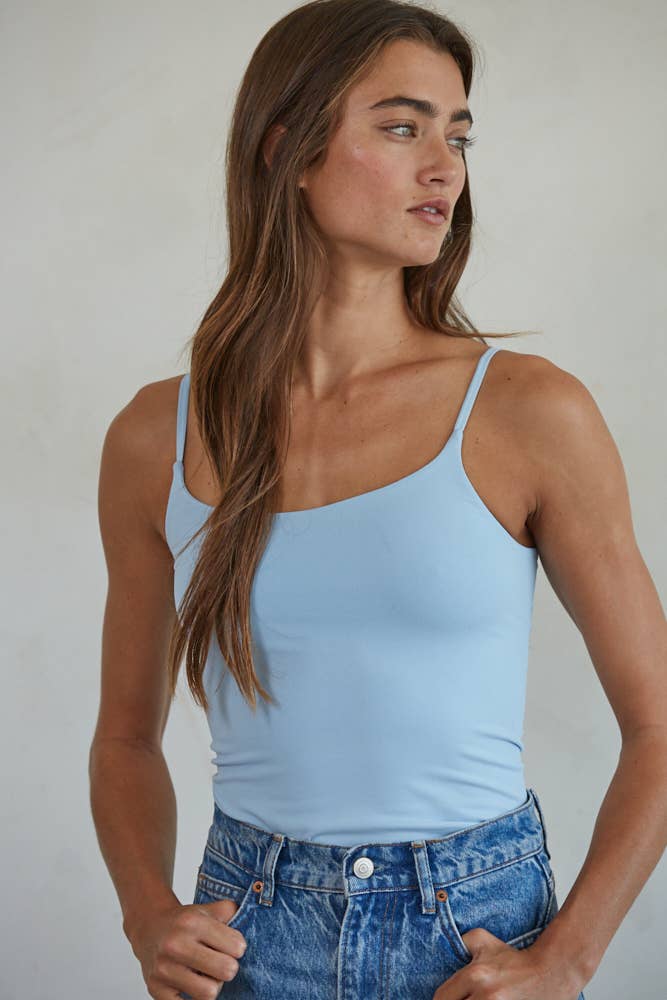 Double Layered Nylon Spandex Seamless Bodysuit