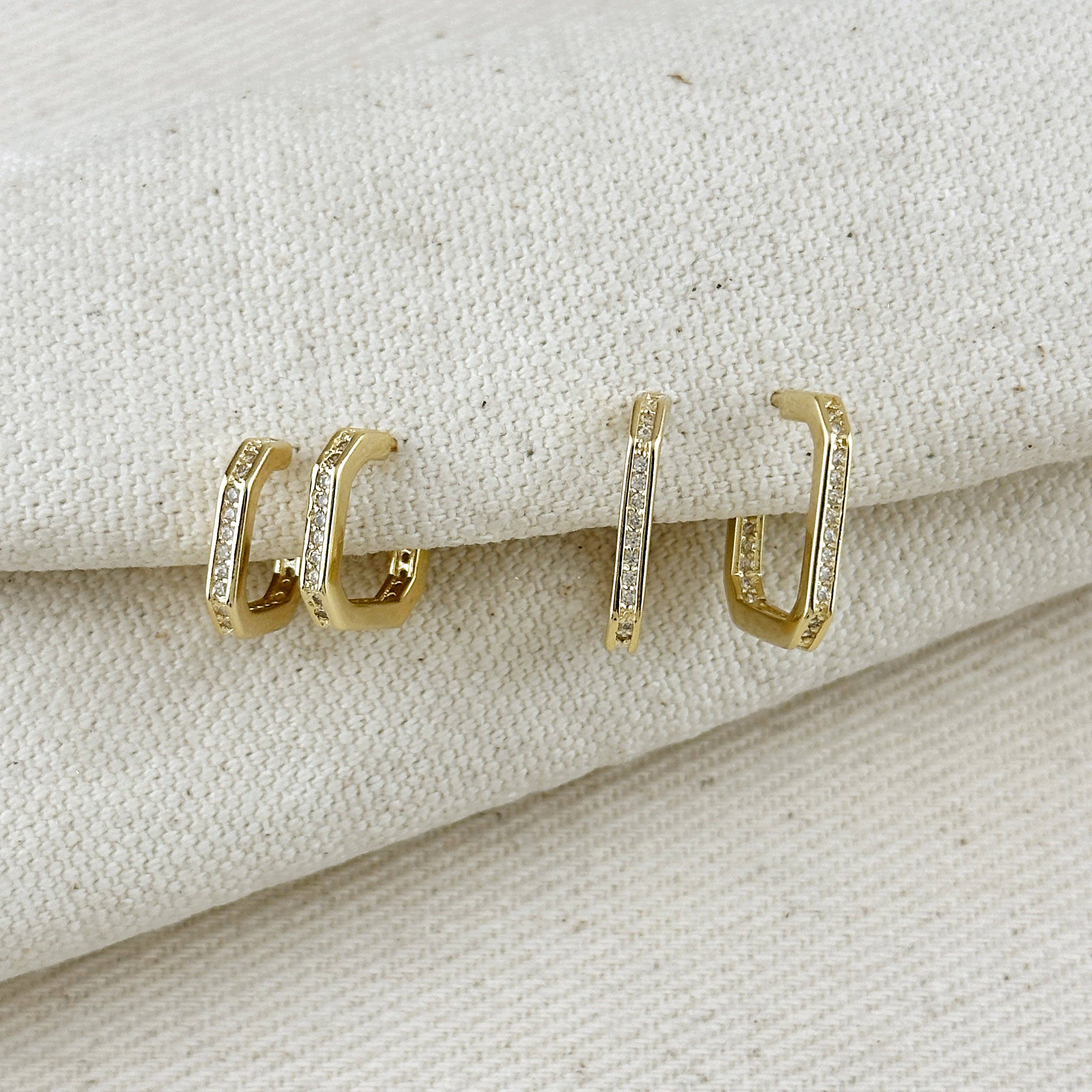 Isla | Gold Filled Quadratini Earrings