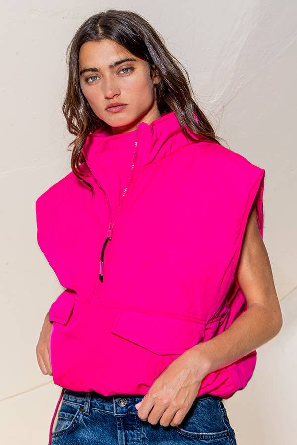 Oversized Silhouette Puffer Vest