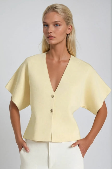 Lana | Short Sleeved Fine Knit Cardi