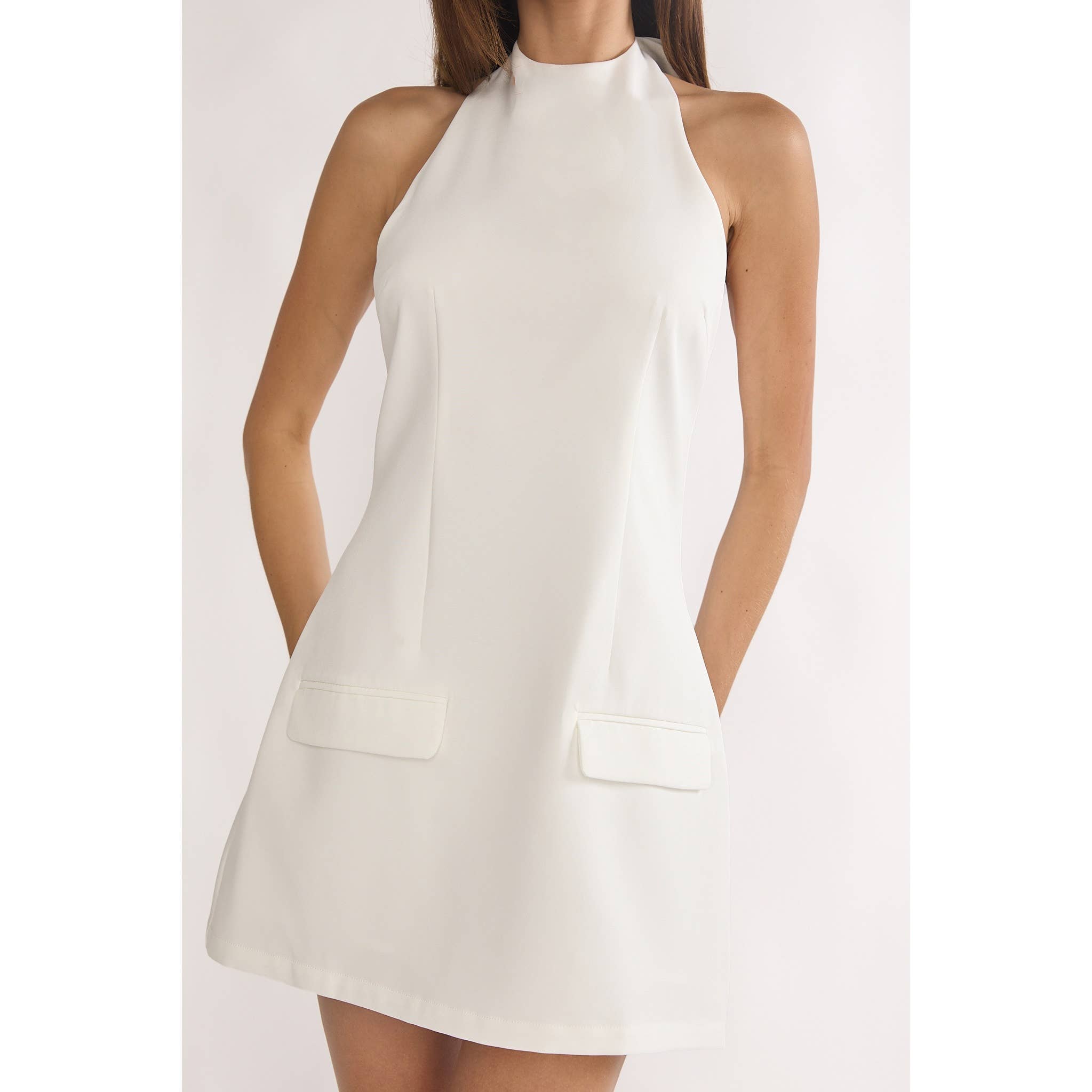 Yacht Club | Halter Mini Dress