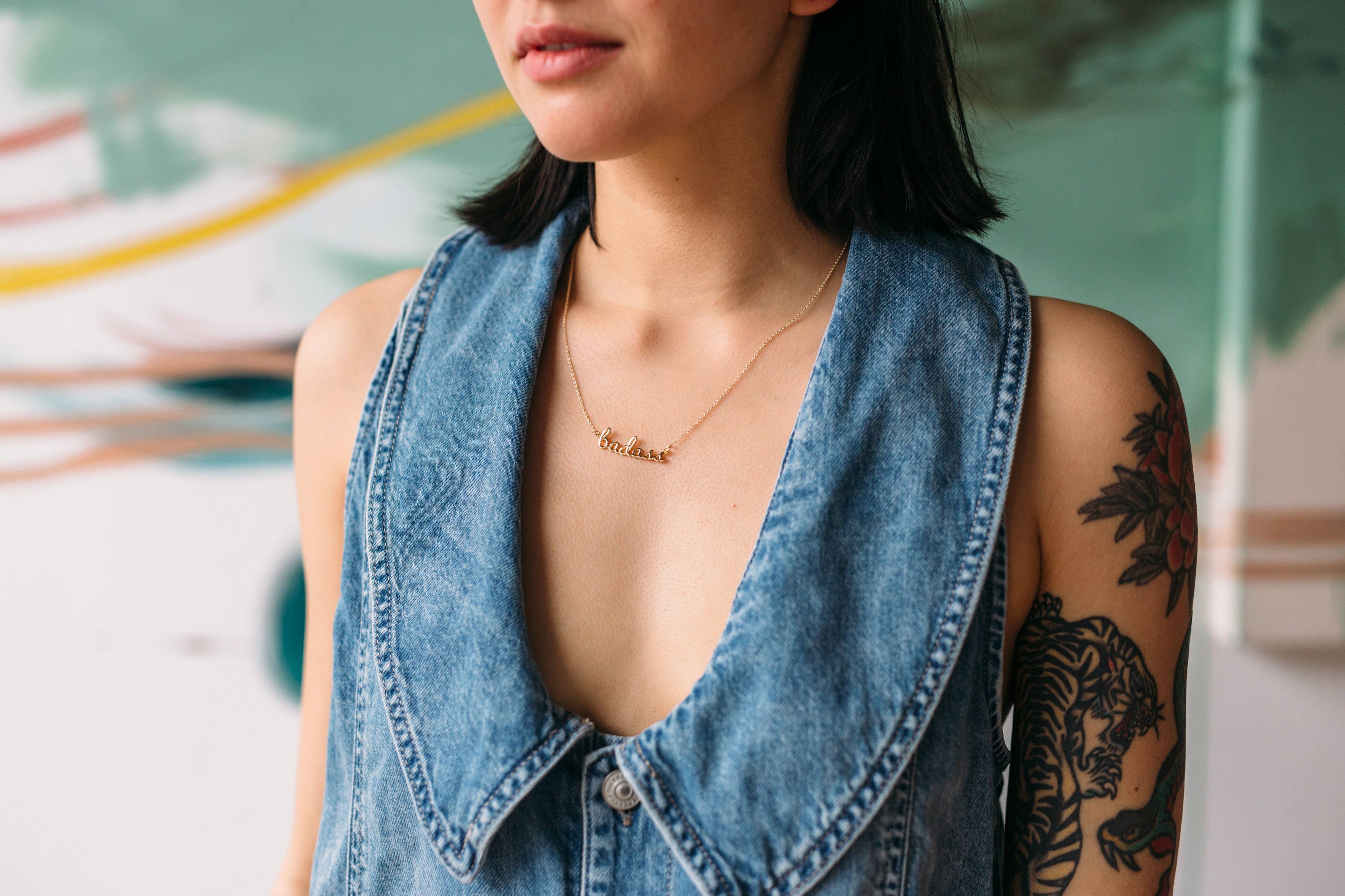 Badass Phrase Necklace