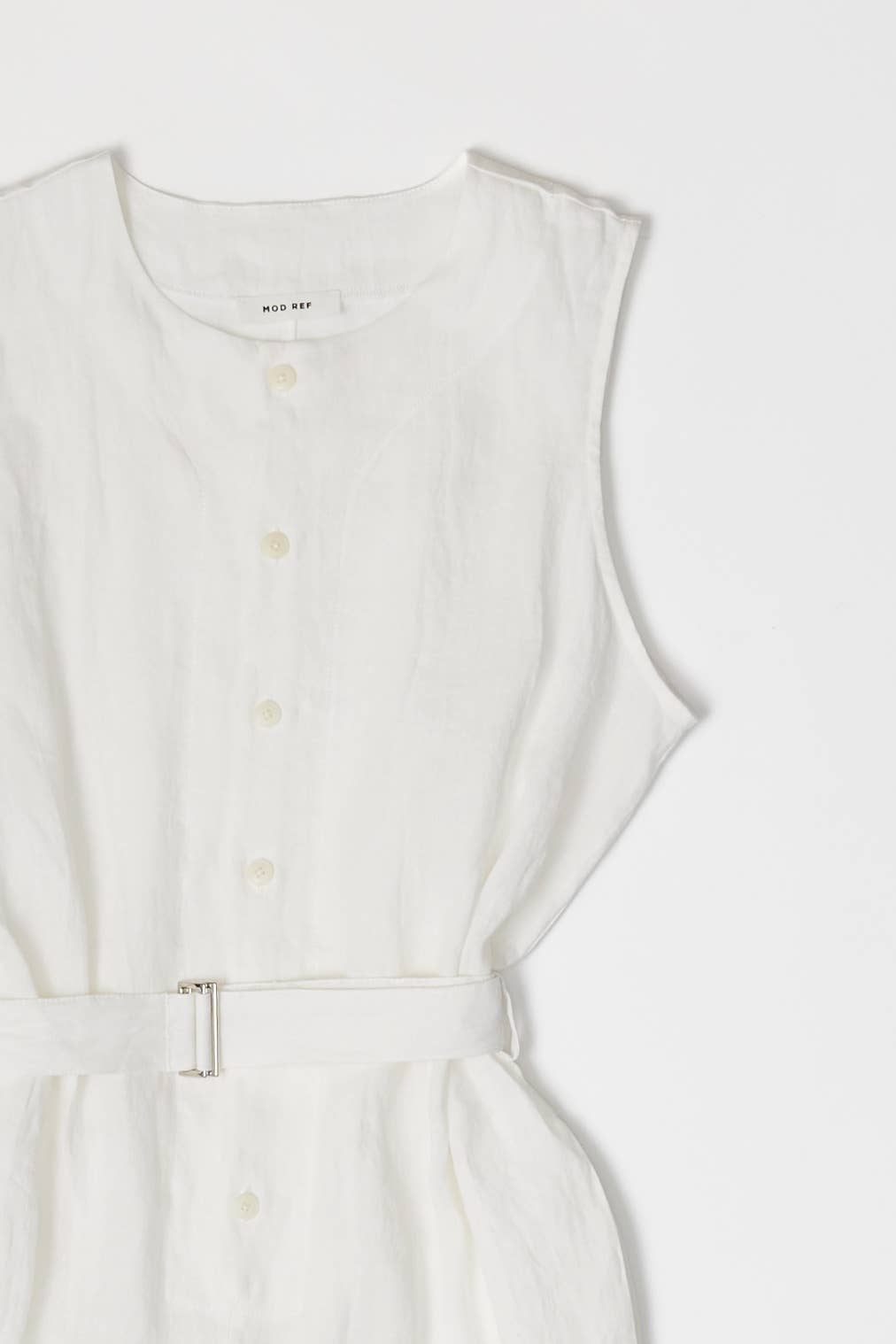 The Teagan Jumpsuit | Relaxed Linen Jumpsuit with Waist Belt