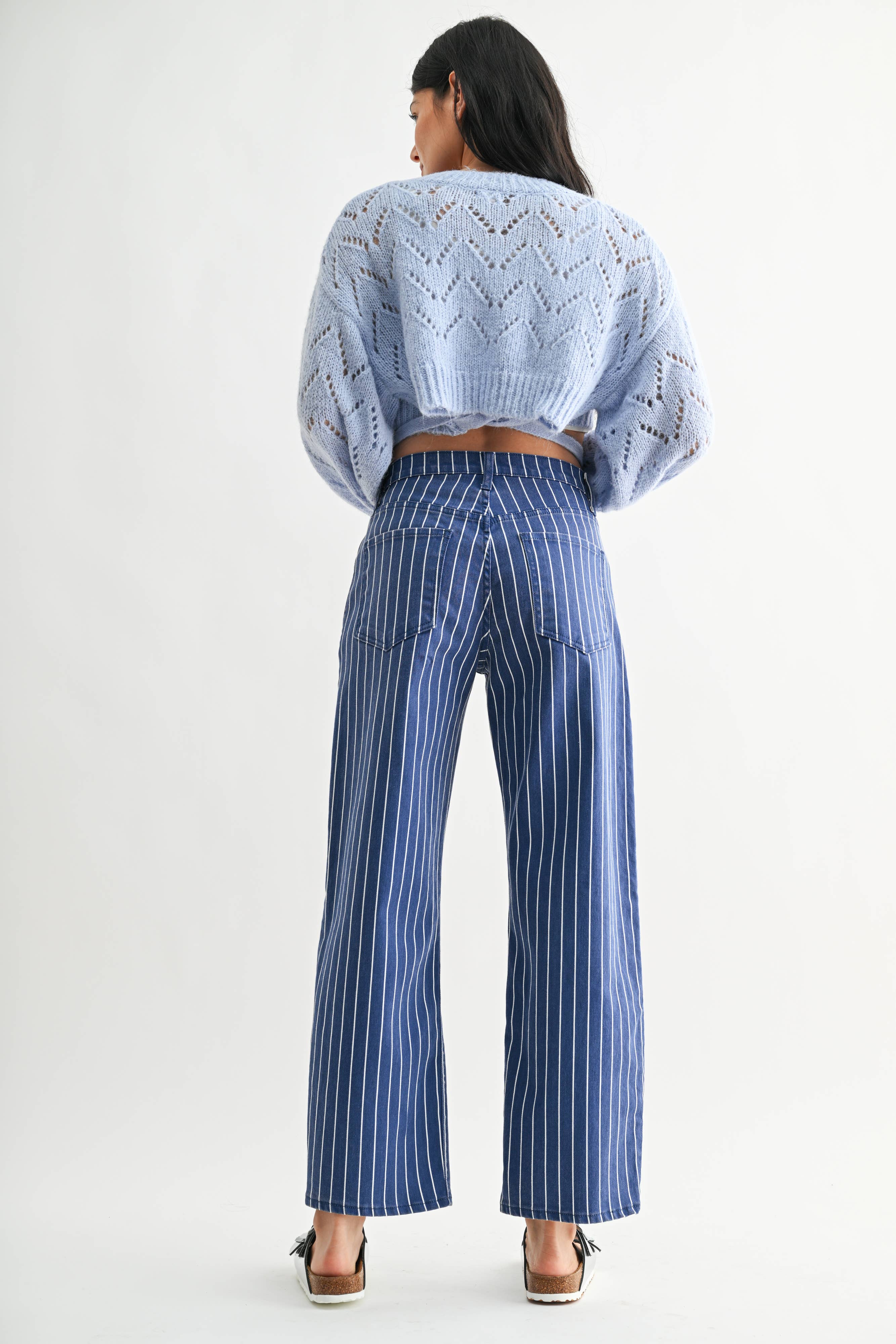 Navy | Barrel Jean