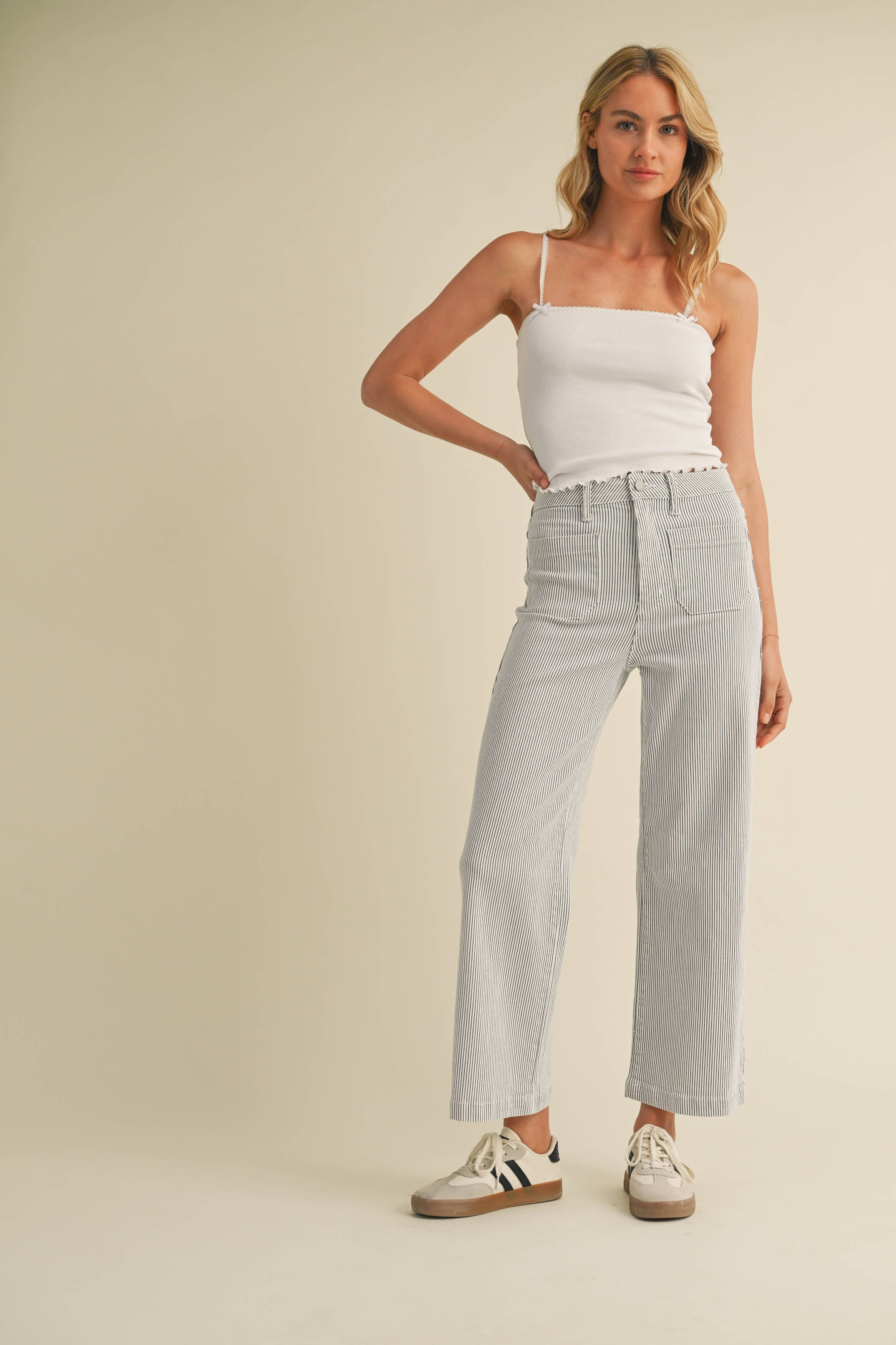 BillieJean | Patch Pocket Wide Leg