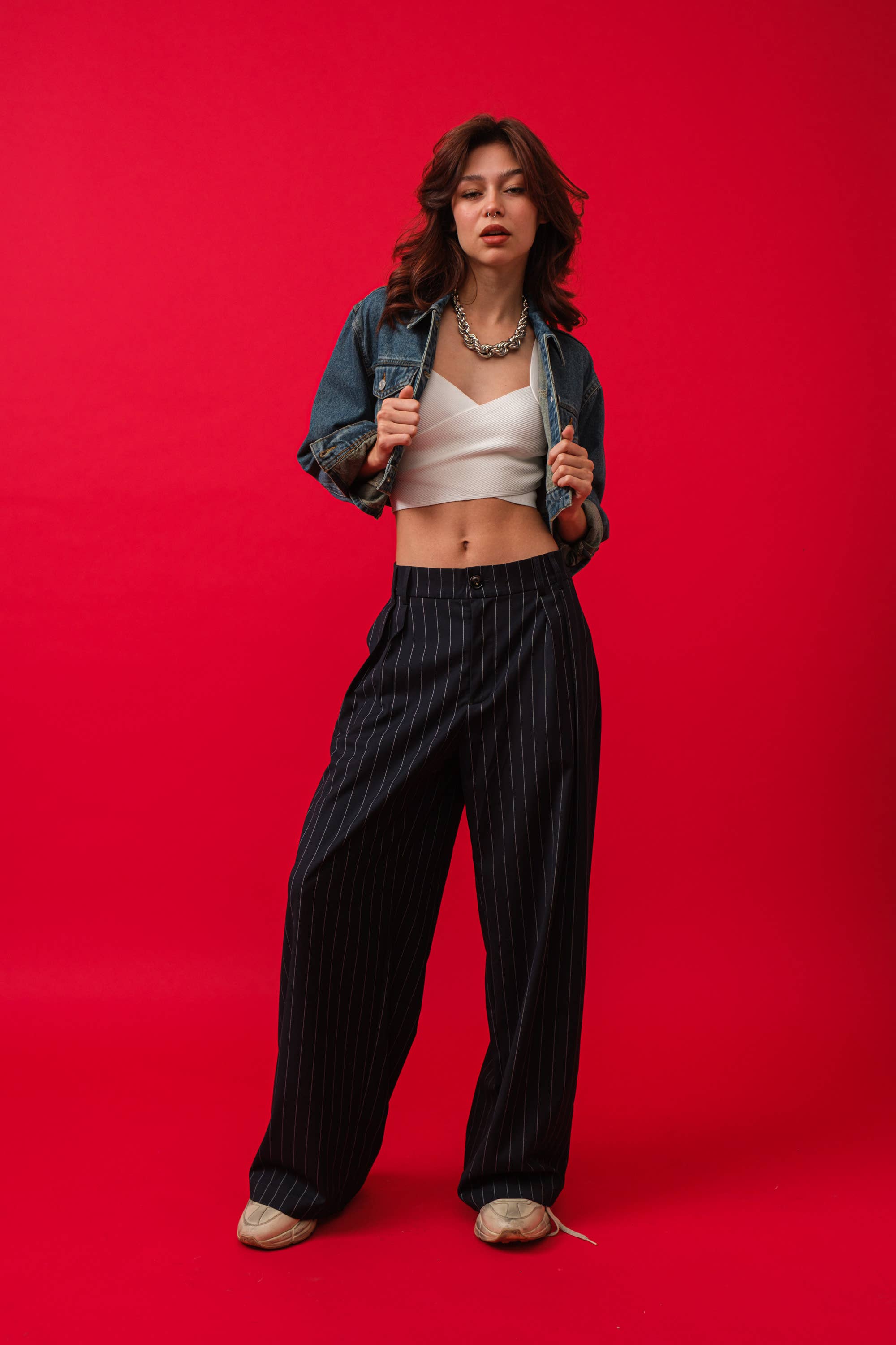 Calla | Denim Crop Jacket