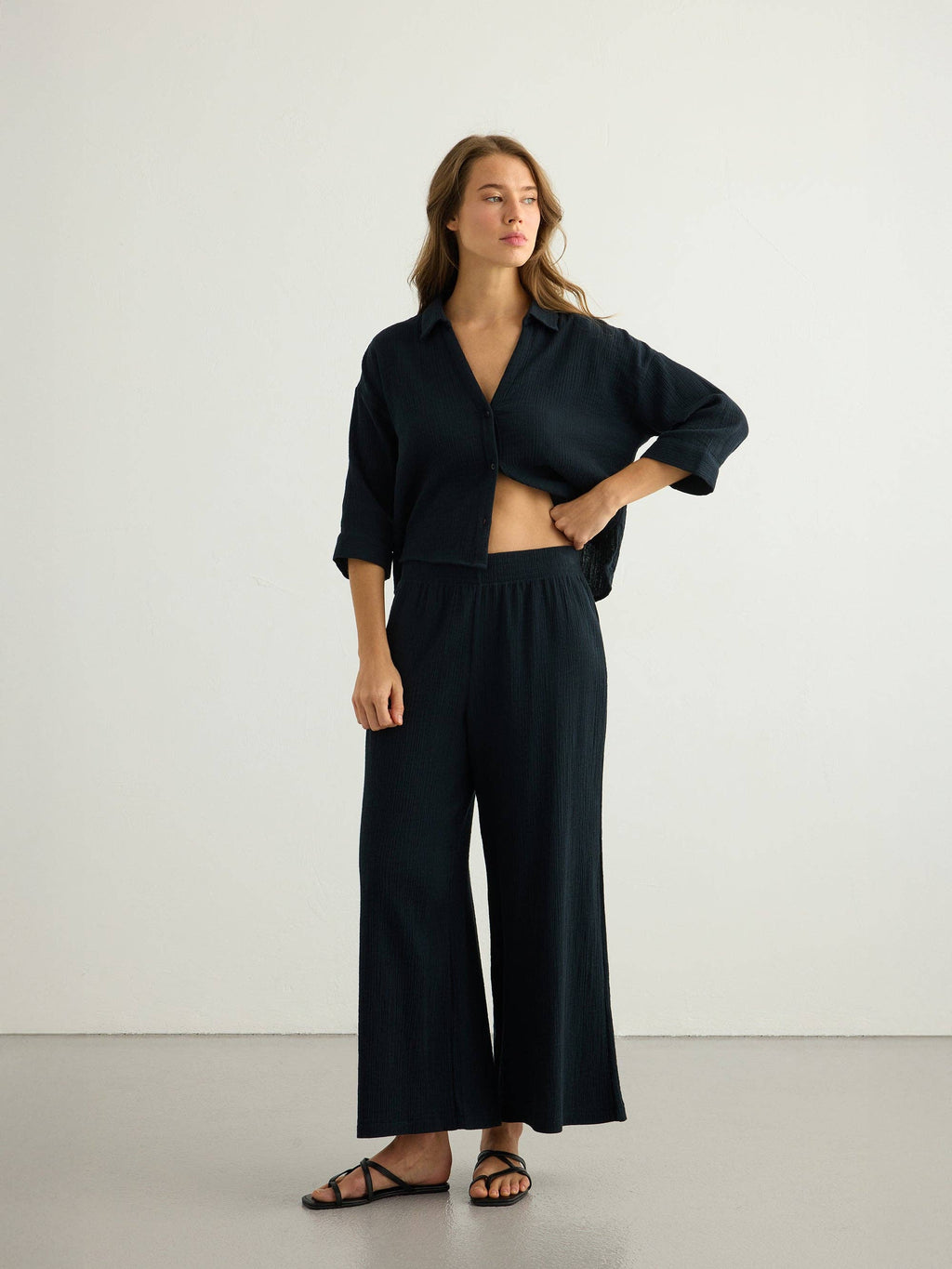 Aura | Palazzo Pants 100% Turkish Cotton