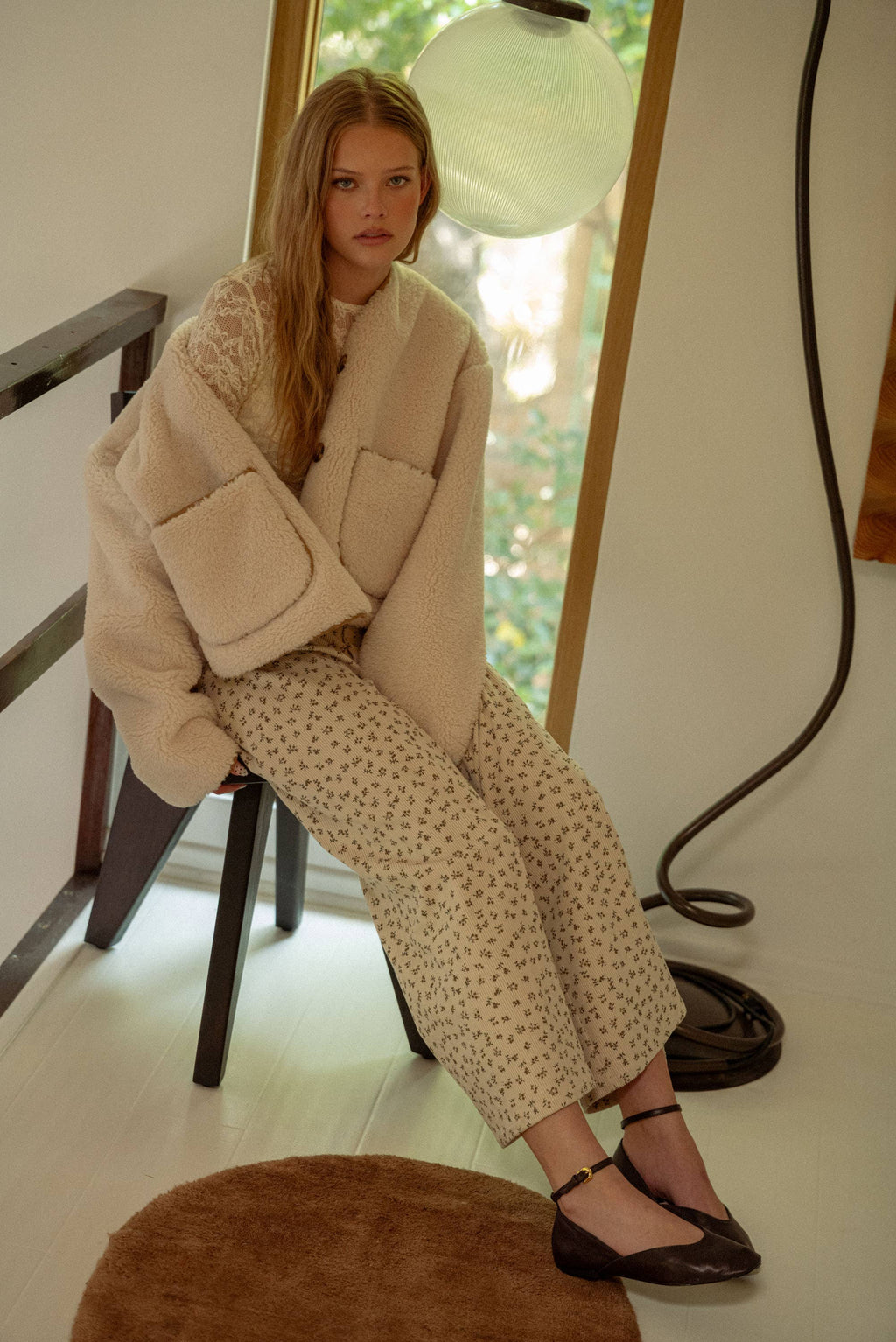 Jamie | Sherpa and Suede Reversible Jacket